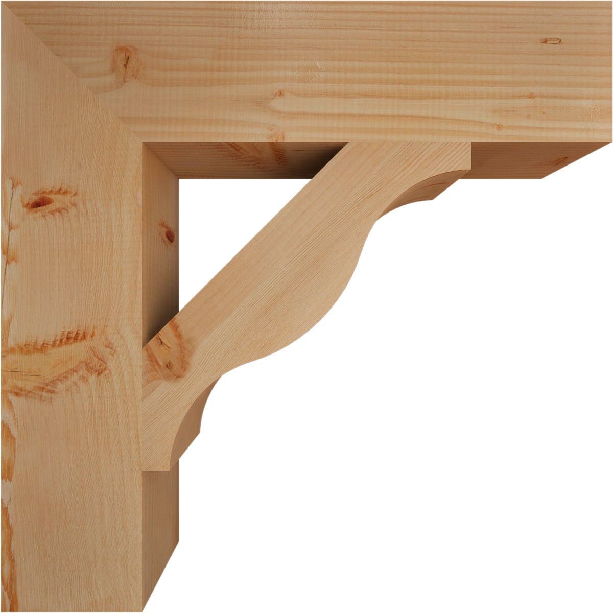 Ekena Millwork BKT06X26X26FST05SDF Exterior-Brackets-Braces - View #3
