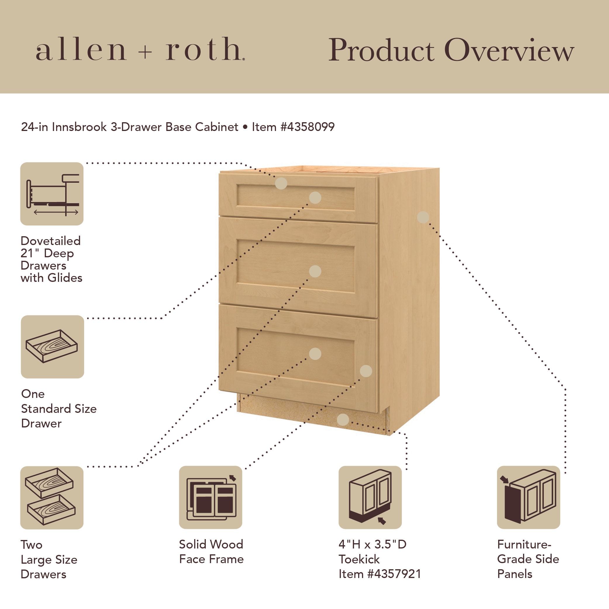 allen + roth 21240IB Cabinets-Kitchen - View #13