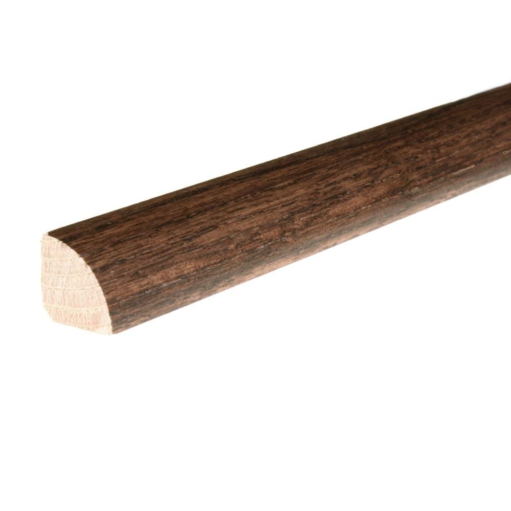 Flexco Mocha Java 0.75-in T x 0.75-in W x 78-in L Solid Wood Quarter Round
