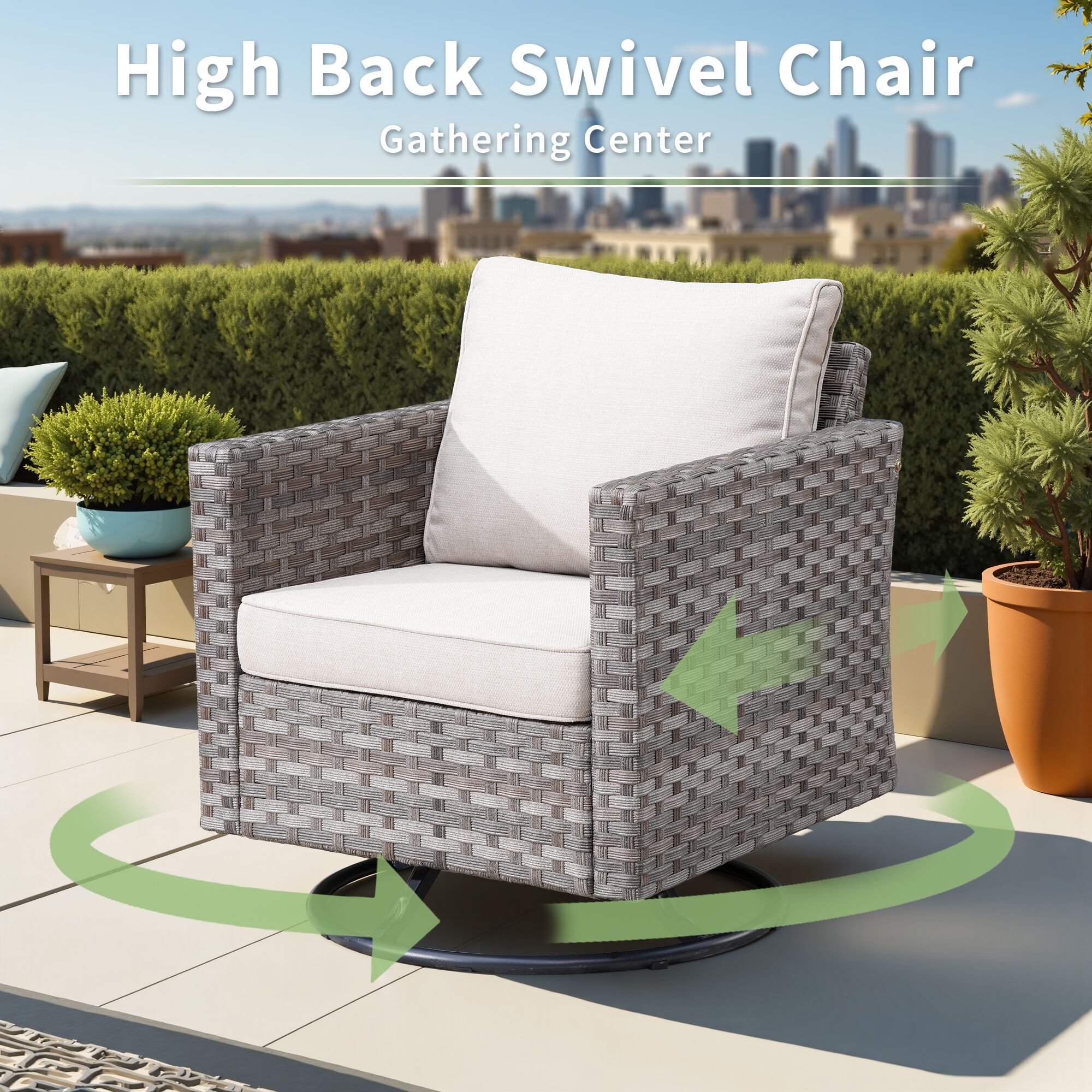 weaxty DDFPRRSGRS609 Patio-Conversation-Sets - View #5
