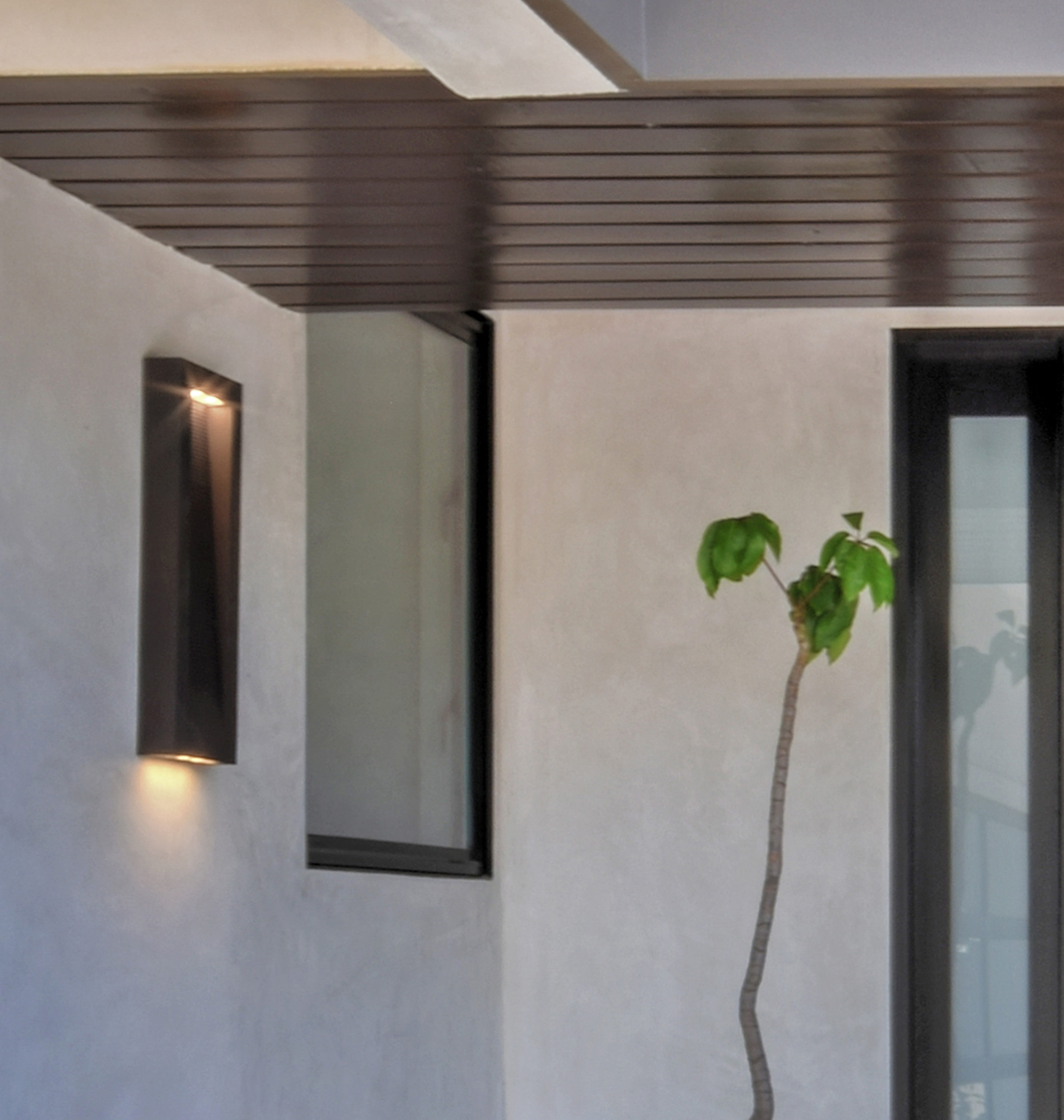 Architectural Bronze 22" LED Outdoor Wall Sconce