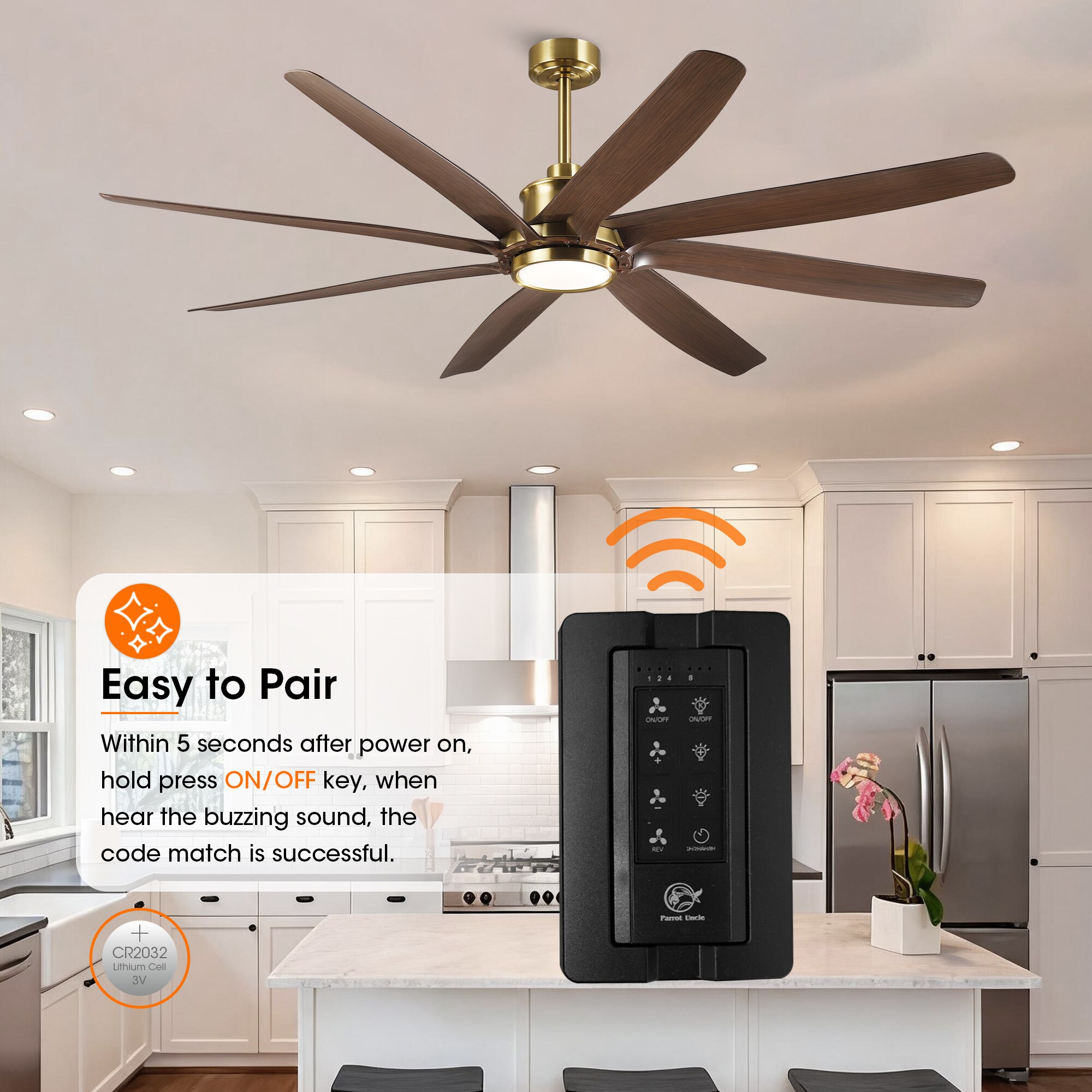 Parrot Uncle F8012 Ceiling-Fans - View #5