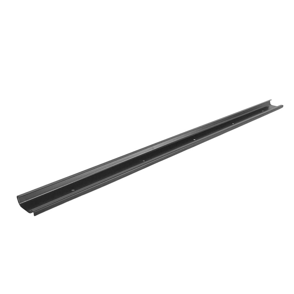 Project Source 40.08-in L x 2.03-in W x 0.76-in D Black Shelf bracket ...