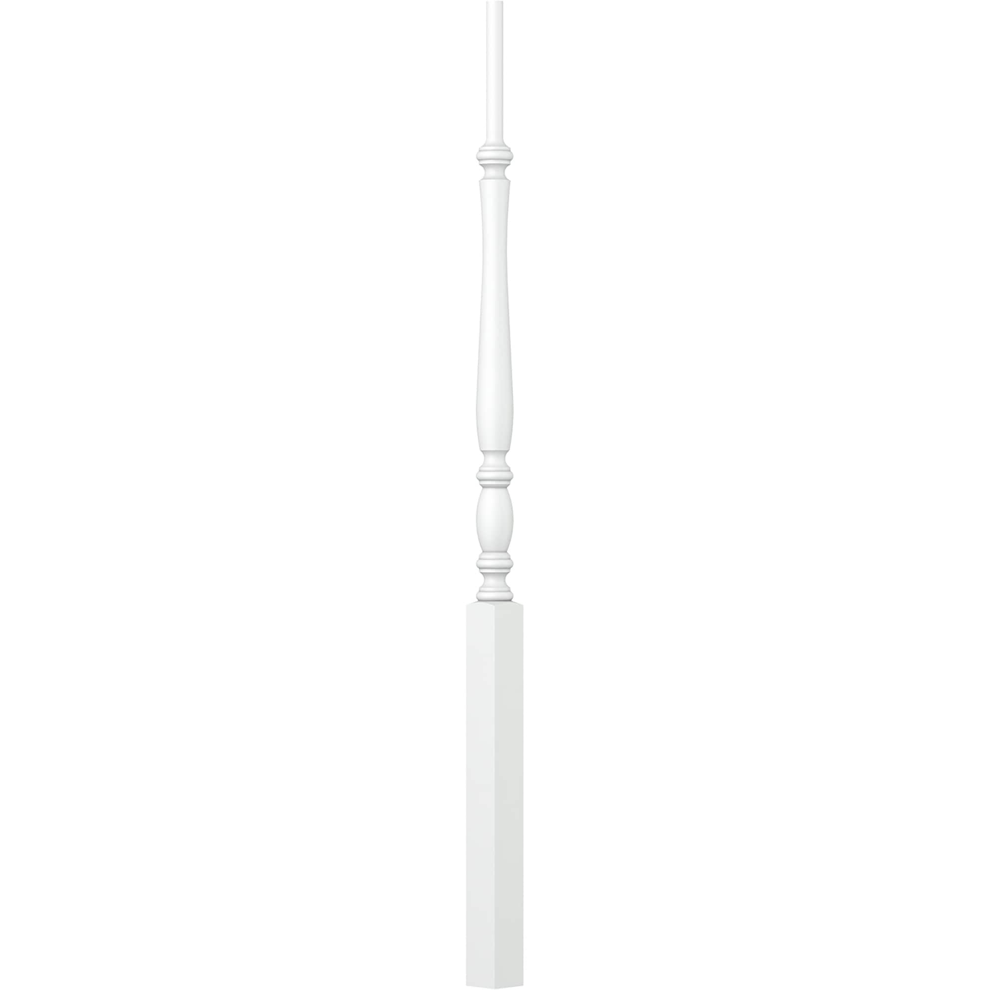 L.J. Smith Stair Systems LJP-2115-PRG 42 42-in x 1.75-in Primed Pin Top Stair Baluster