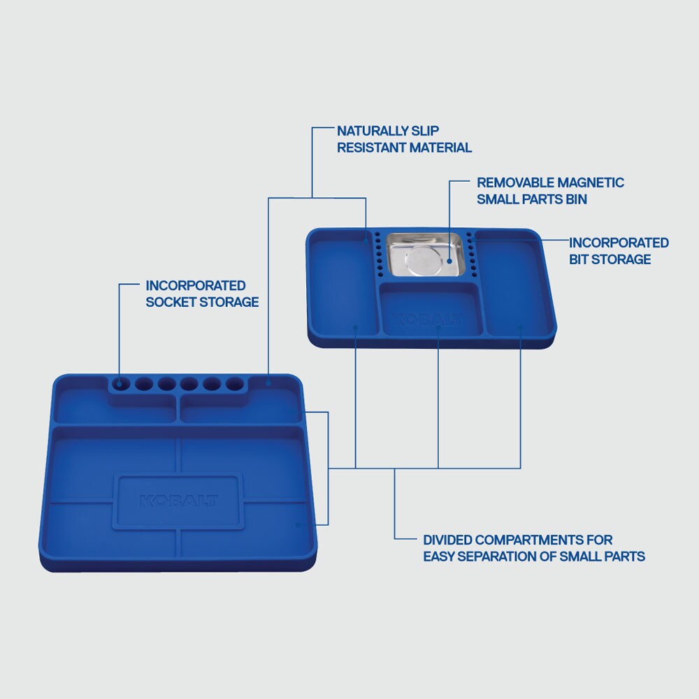 Stack-On Plastic Bin 10 Compartment Storage Box with Removable