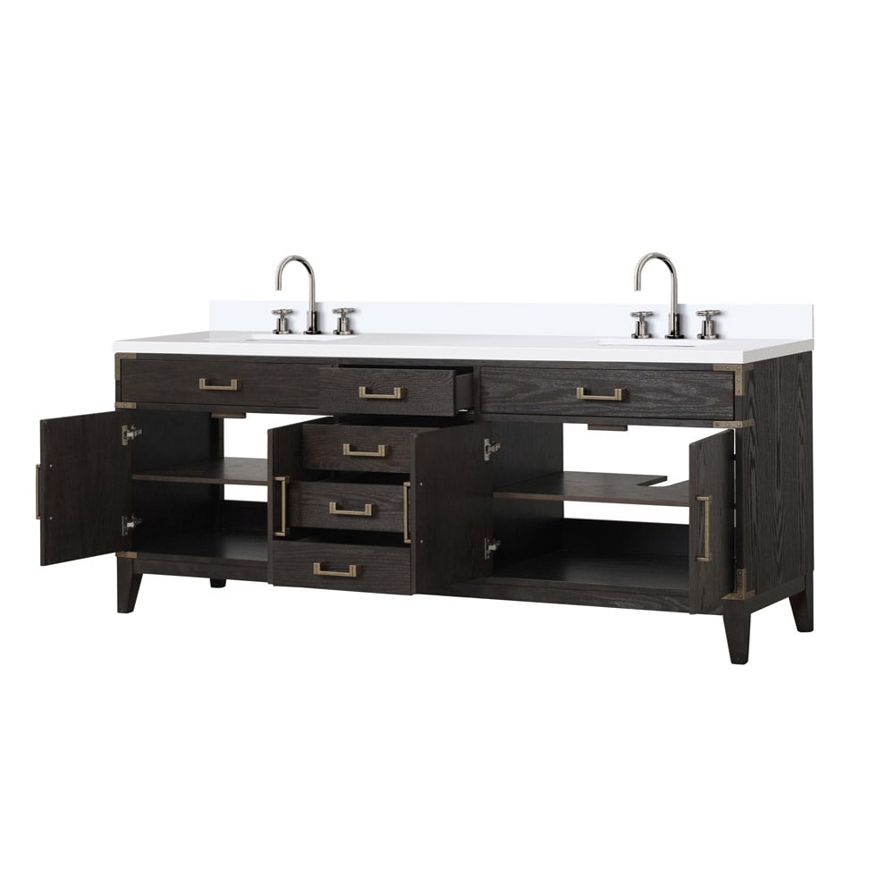 Lexora LVW84DK301 Bath-Vanity-Combo - View #3