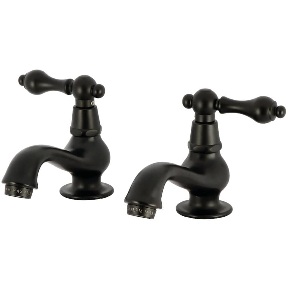 Kingston Brass -  KS110.AL Heritage 1.2 GPM Basin Tap Faucet with Metal Lever Handles