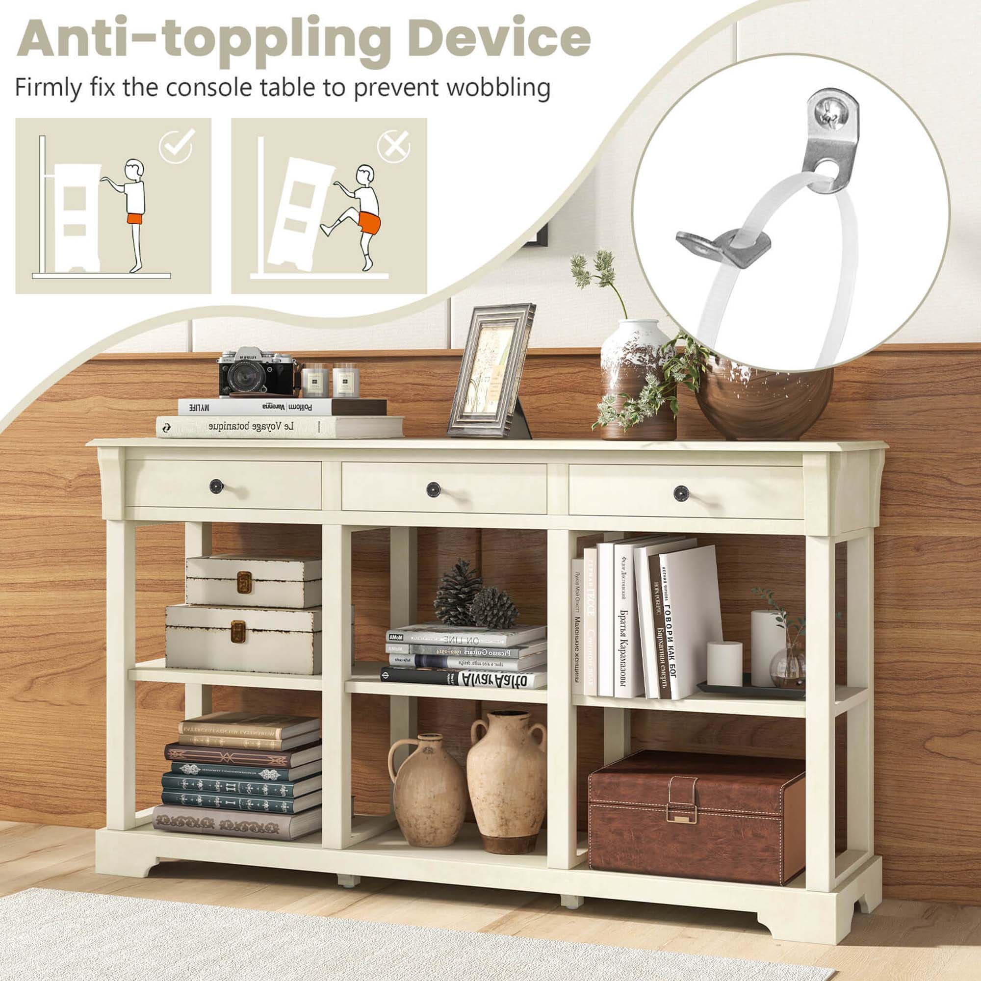 Costway HCST02248 Console-Sofa-Tables - View #3