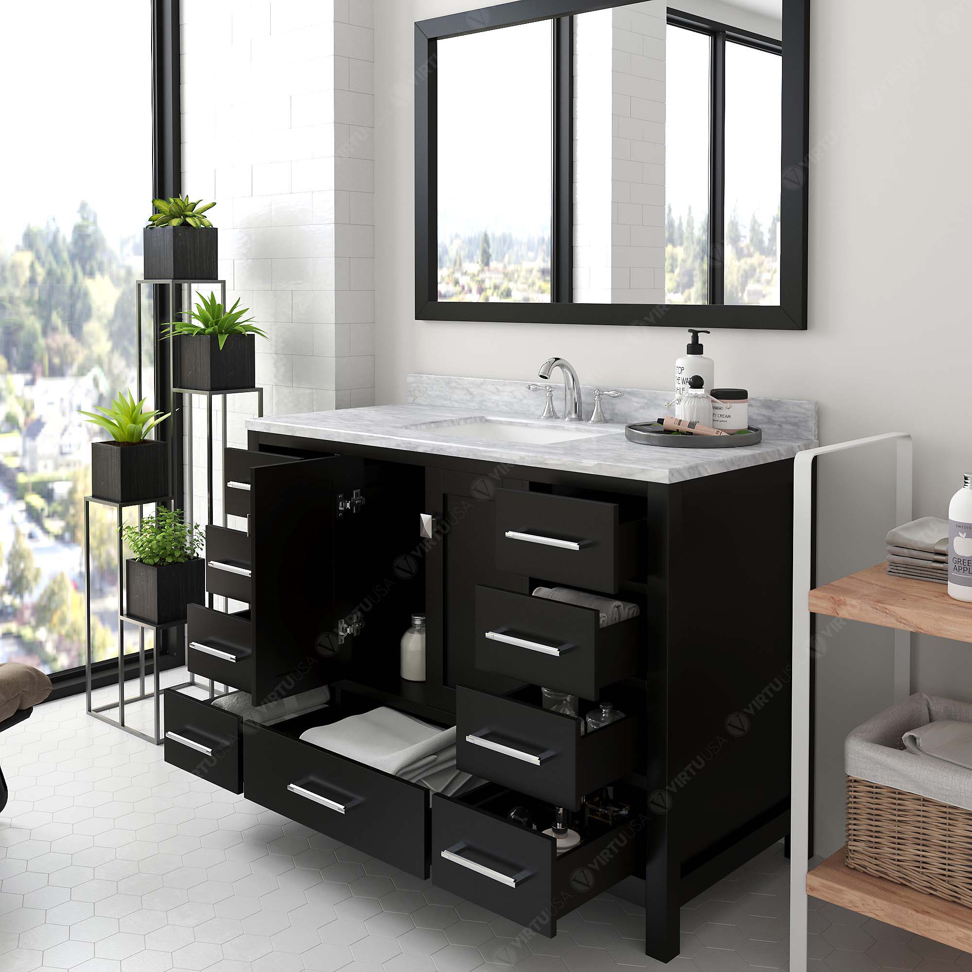 Virtu USA GS-50048-WMSQ-ES-NM Bath-Vanity-Combo - View #4
