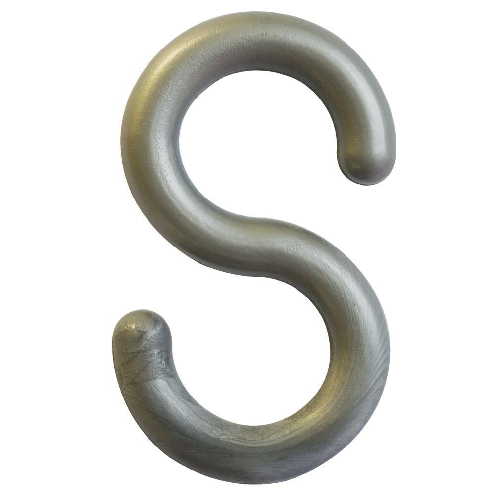 Mr. Chain 0.25-in Silver Plastic S-hook (10-Pack) in the Hooks department  at