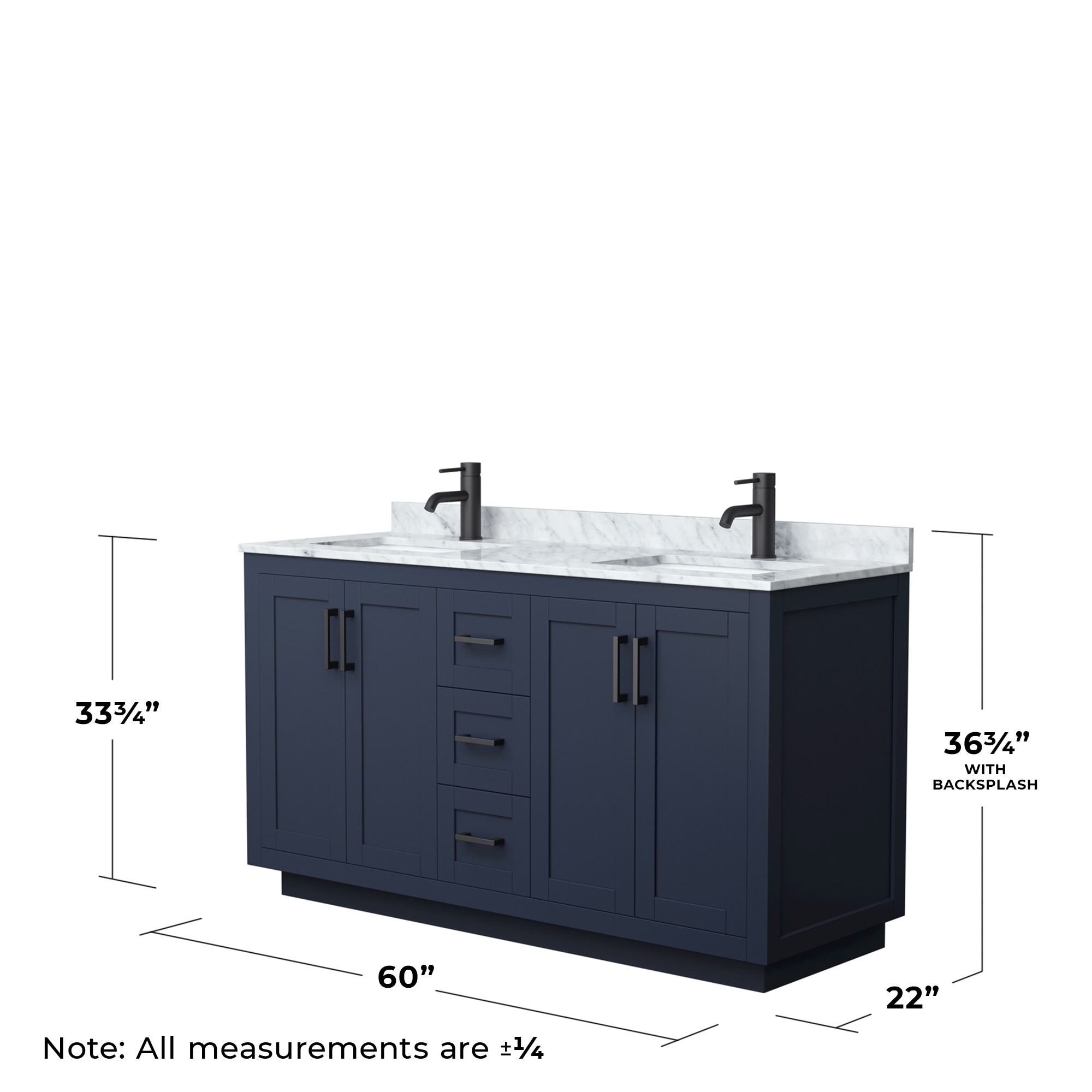 Wyndham Collection WCF292960DBBCMUNSMXX Bath-Vanity-Combo - View #5