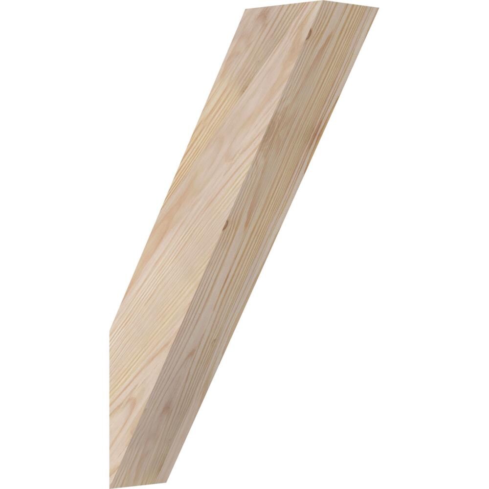 Ekena Millwork BRC04X12X20TRA00SDF 3-1/2-in x 12-in x 20-in Douglas Fir Unfinished Wood Traditional Smooth Knee Brace