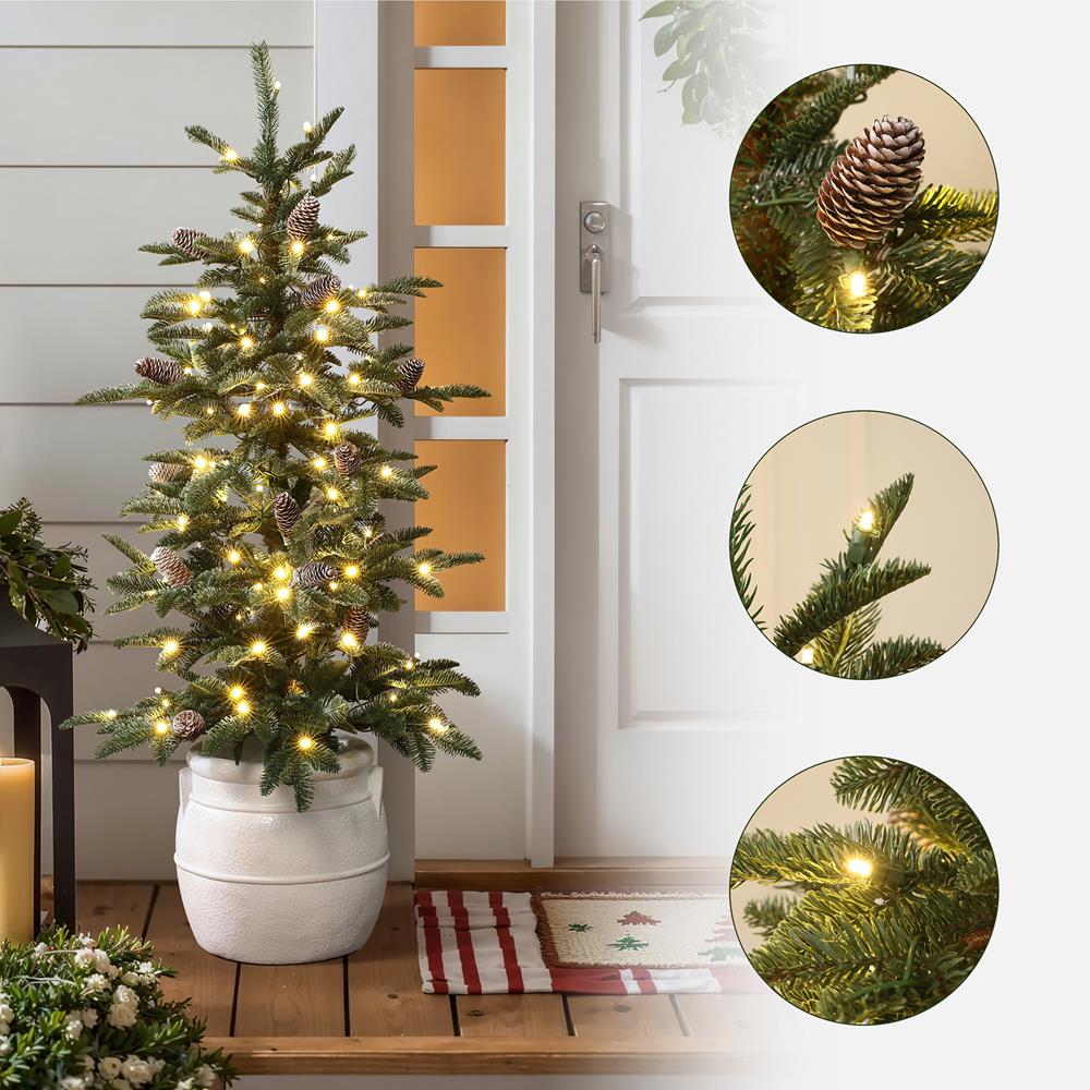 LuxenHome WHAP2508 Artificial-Christmas-Trees - View #6