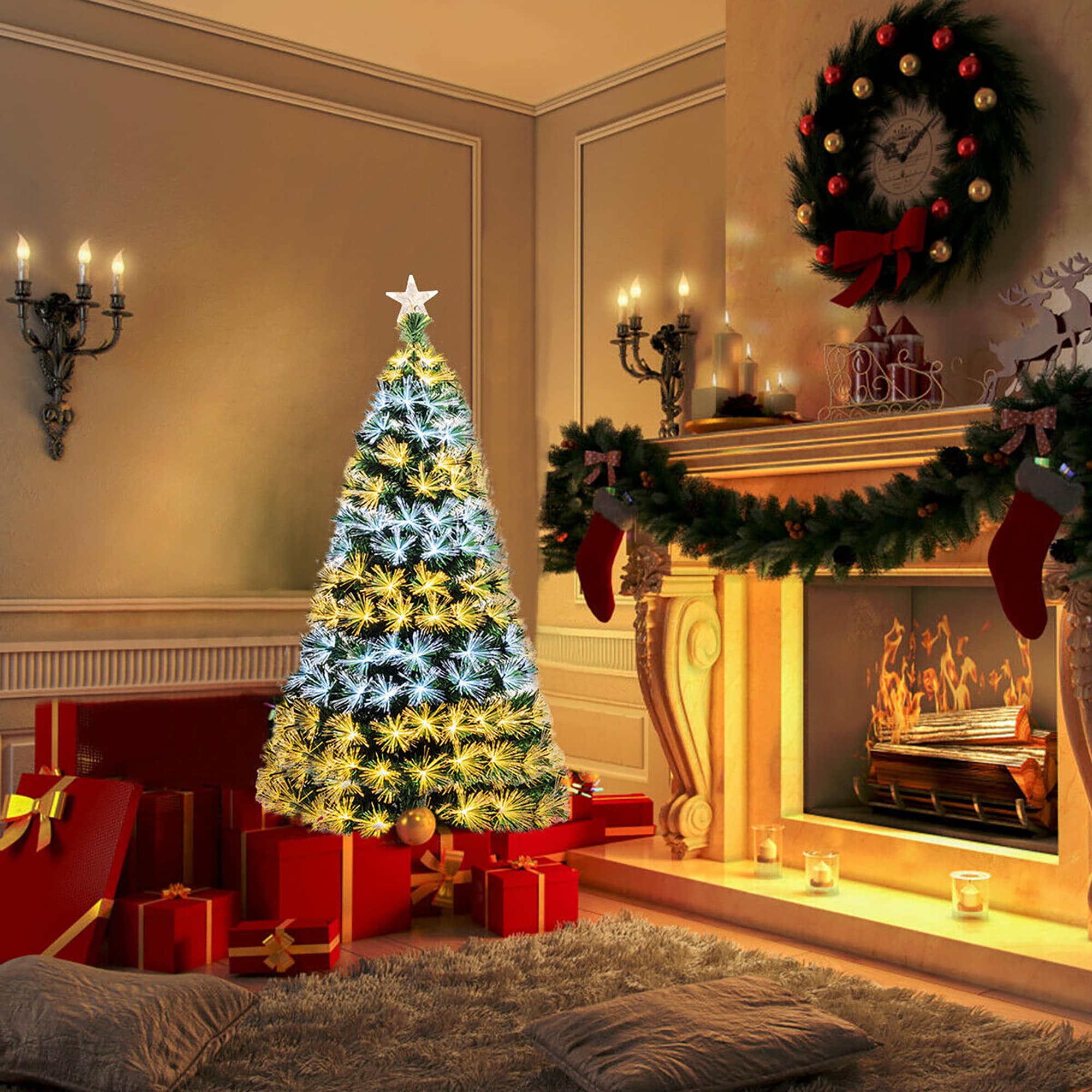 Forclover HYFW-TR337 Artificial-Christmas-Trees - View #7