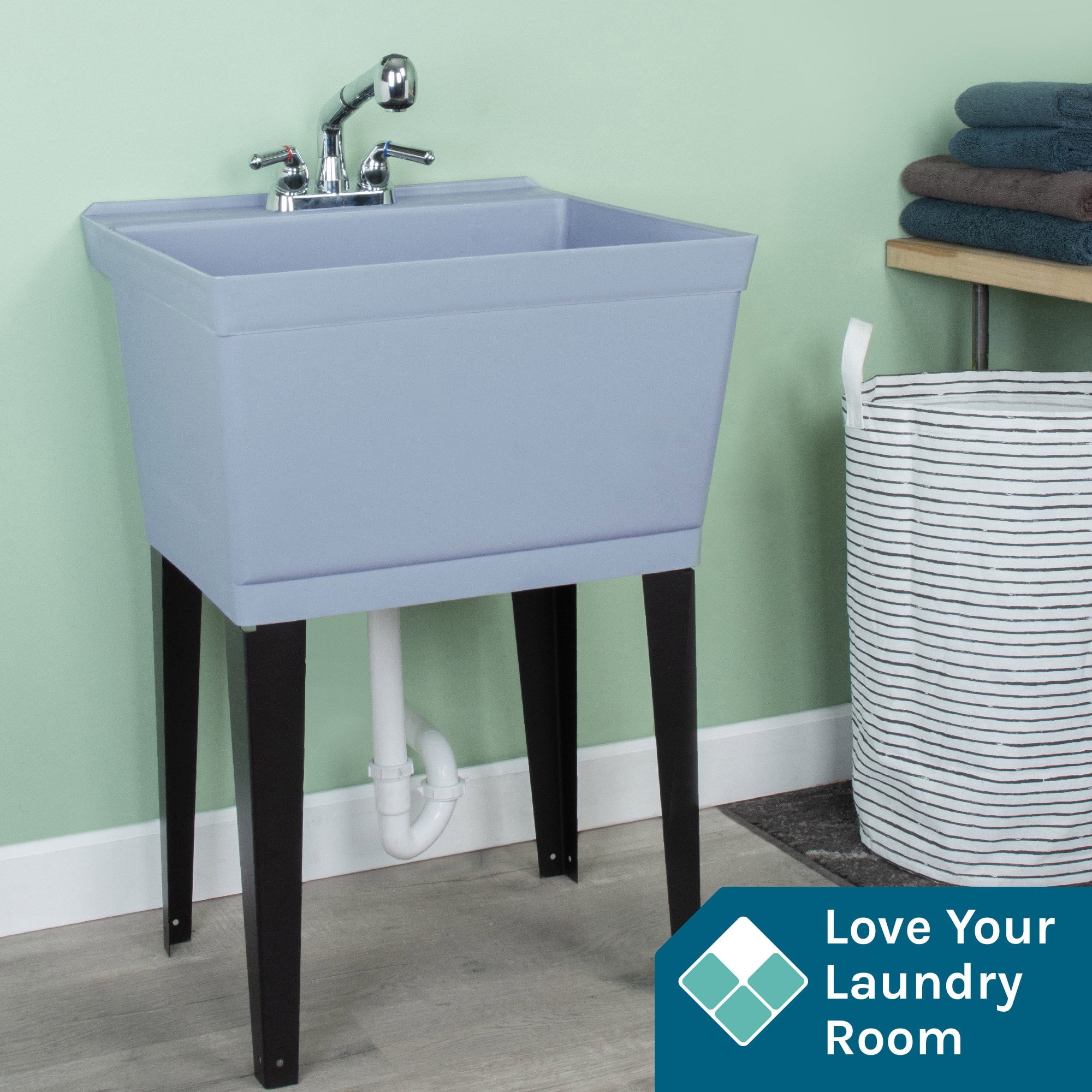 Cambridge Resources 040 US6000GRY Laundry-Tubs-Utility-Sinks - View #6