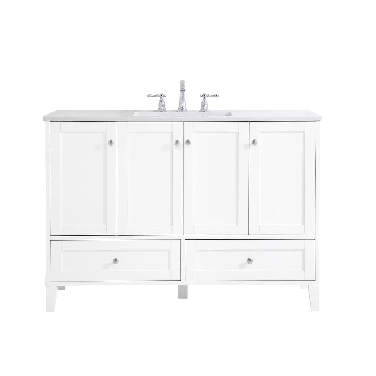 Simply Living Home Rylian 48 inch Single Bathroom Vanity in White