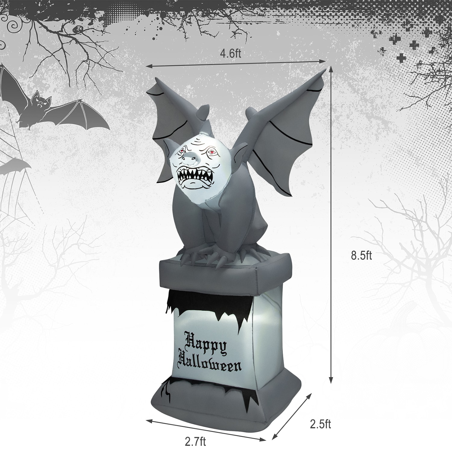 WELLFOR TX-HGY-10012US Outdoor-Halloween-Decor - View #2