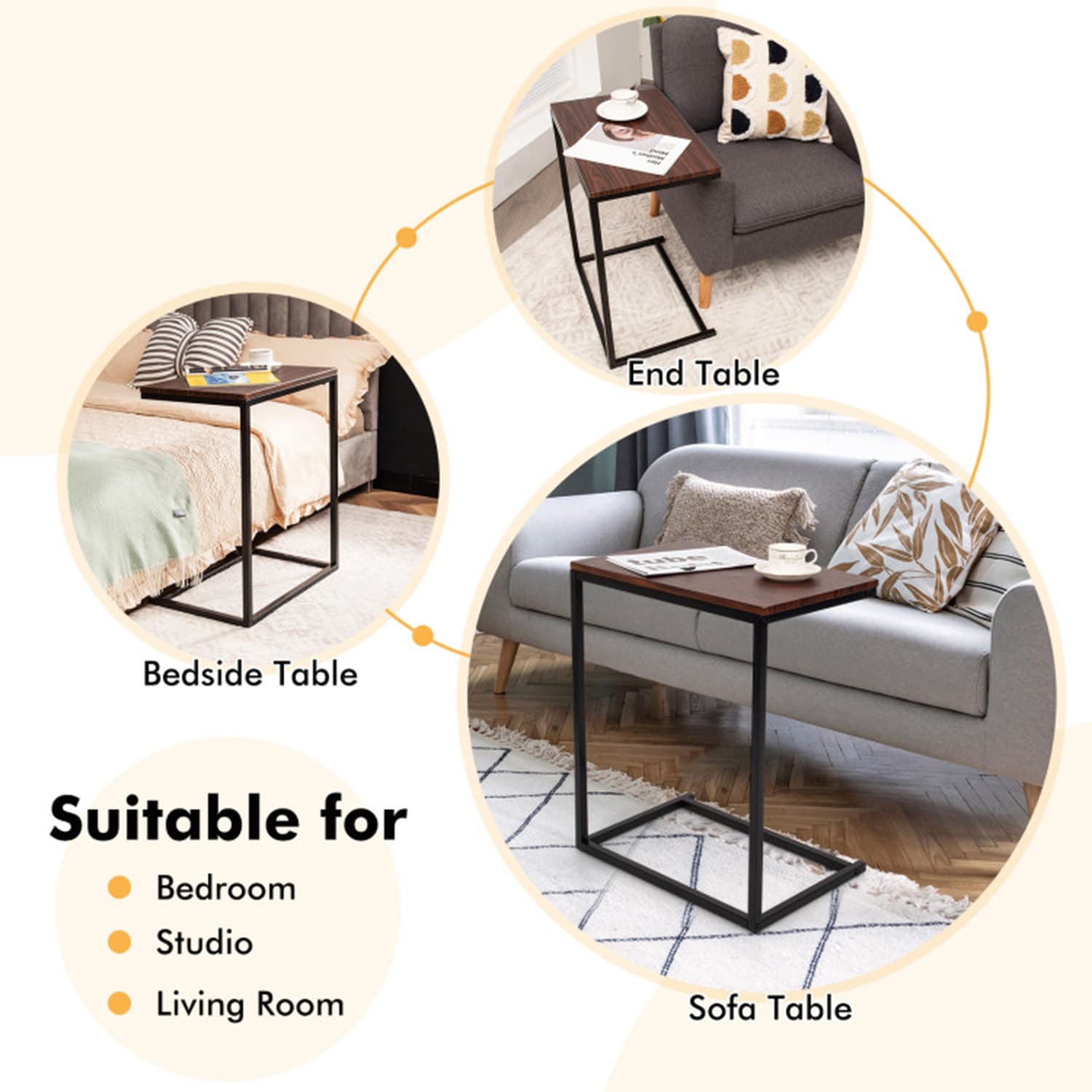 Mondawe MO-HW66012CF End-Tables - View #4