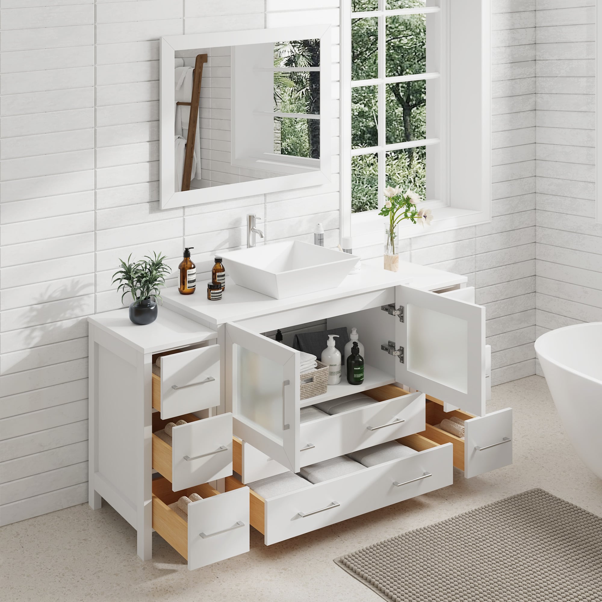 Vanity Art VA3136-60W Bath-Vanity-Combo - View #3