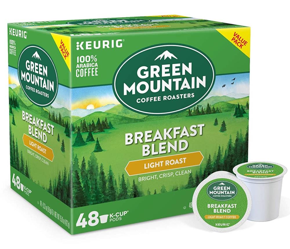 Keurig 48-Pack Green Mountain Coffee Breakfast Blend Single-Serve ...