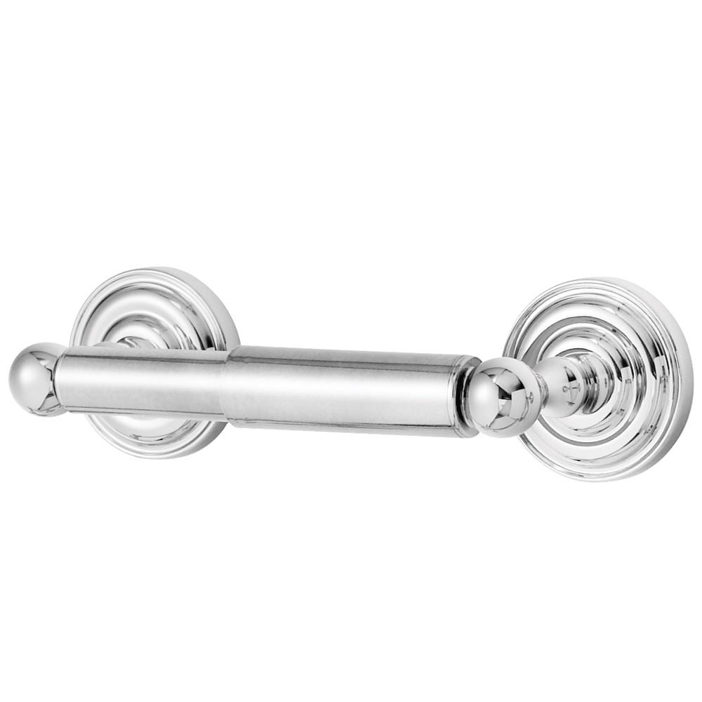 Chrome Double Post Zinc Toilet Paper Holder