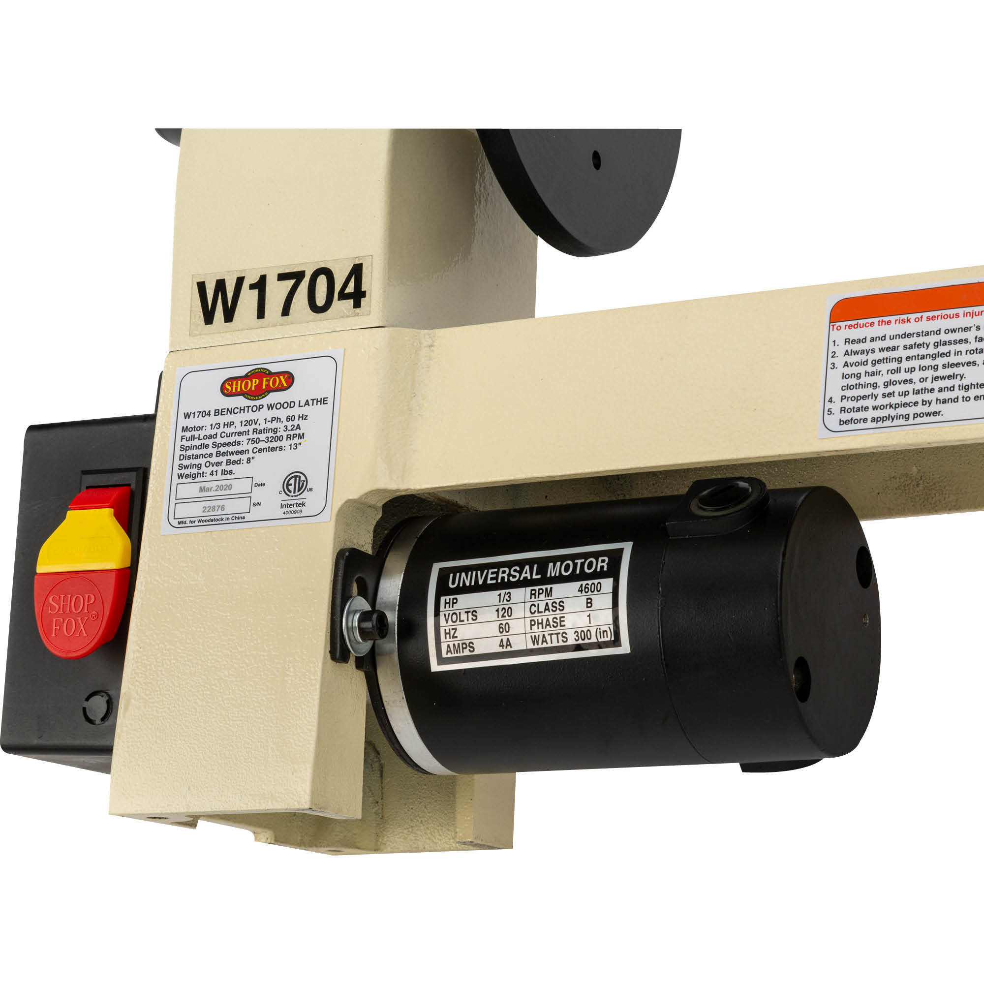 Shop Fox W1704 Wood-Lathes - View #6
