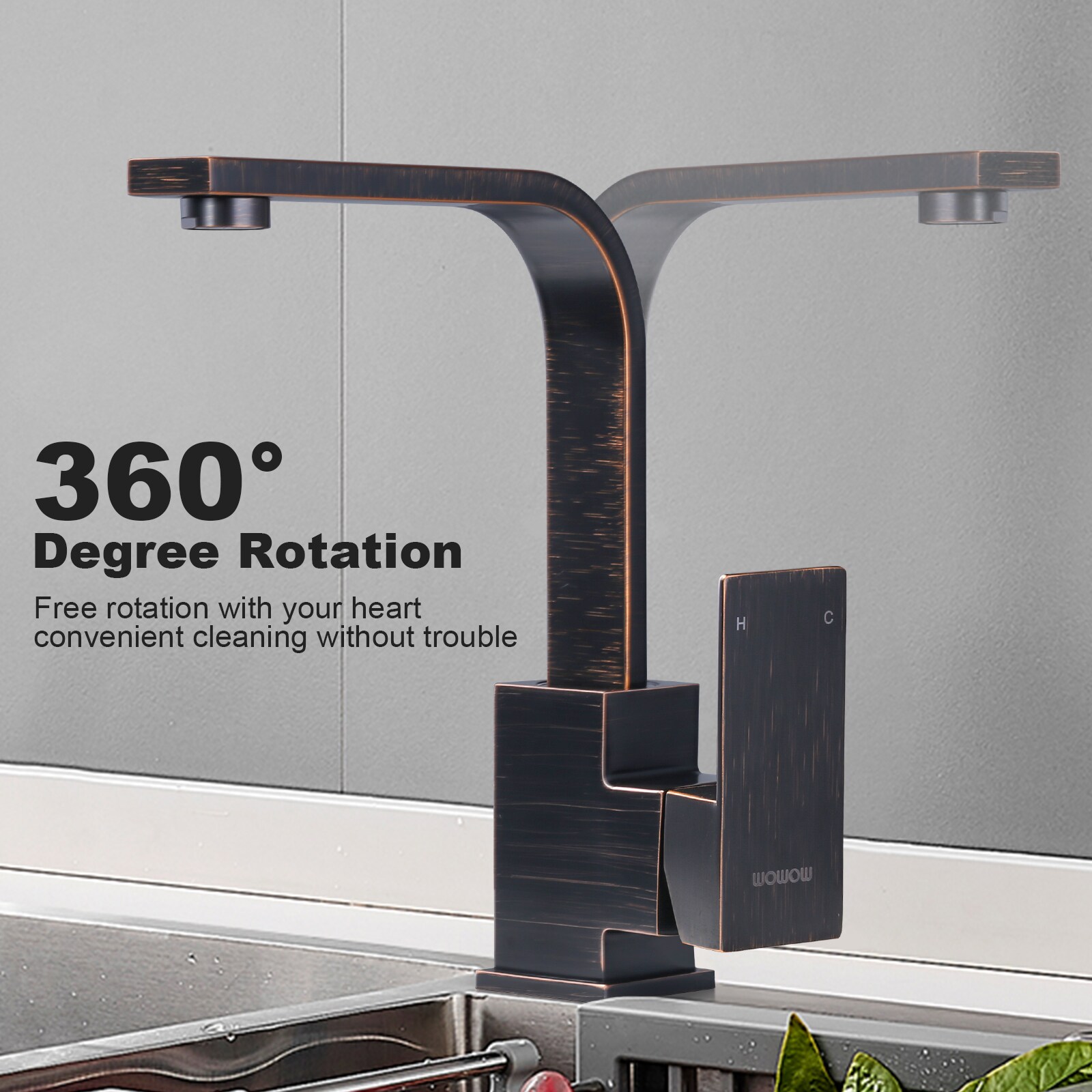 WOWOW 2312301RB-LW Lavatory-Faucets - View #2