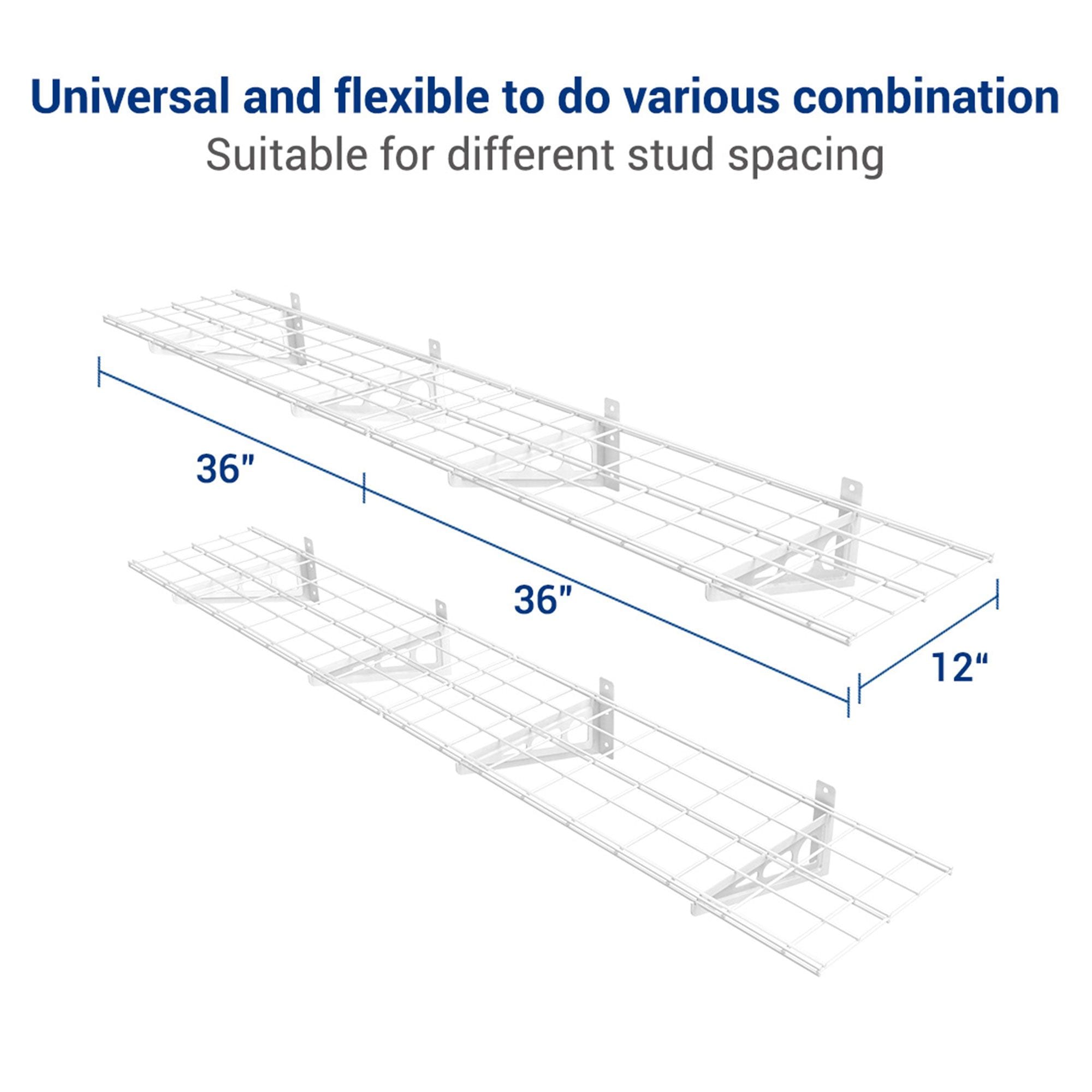 Fleximounts WR16-E Wall-Mounted-Shelving - View #2