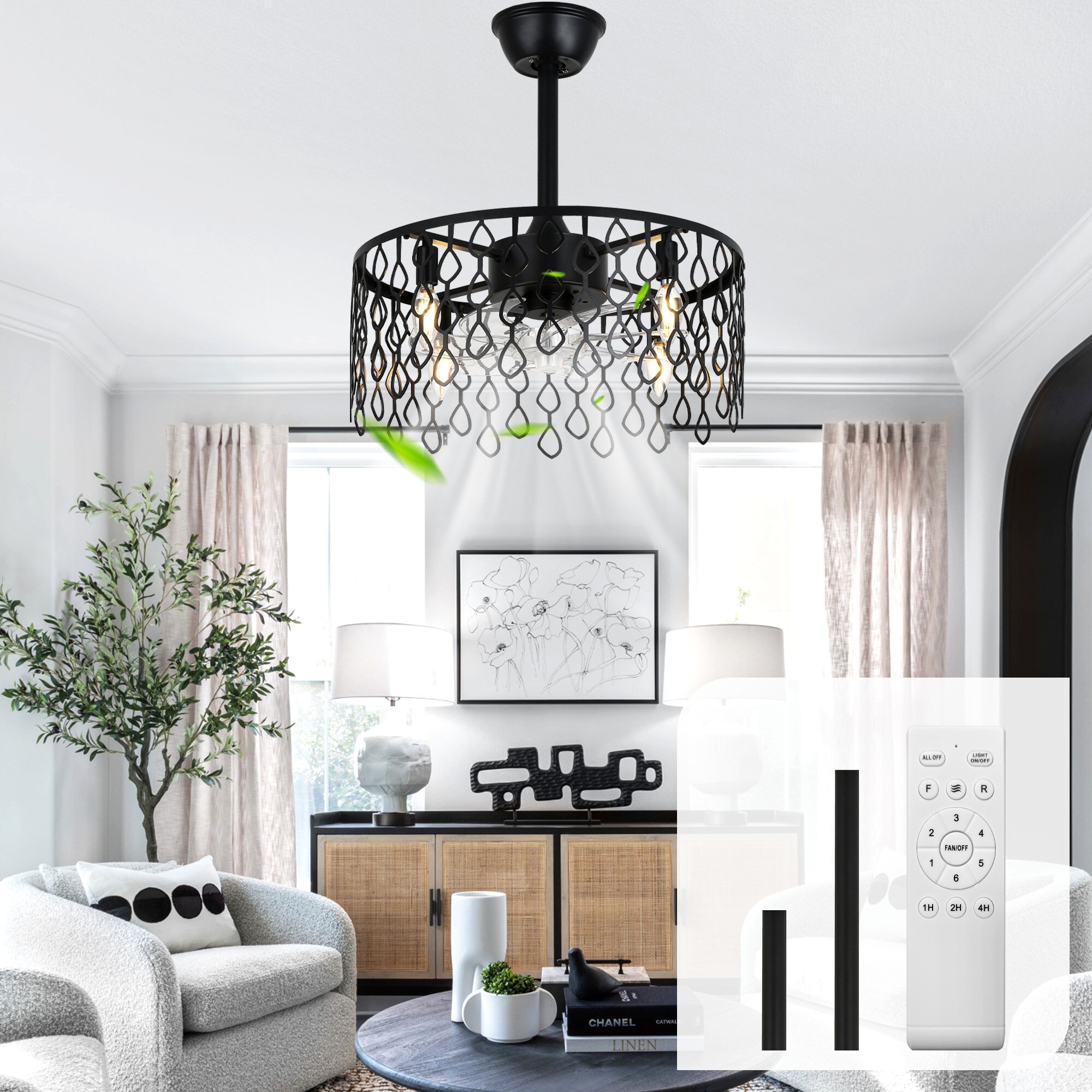 Oaks Decor DC252002OKEL-B Ceiling-Fans - View #2