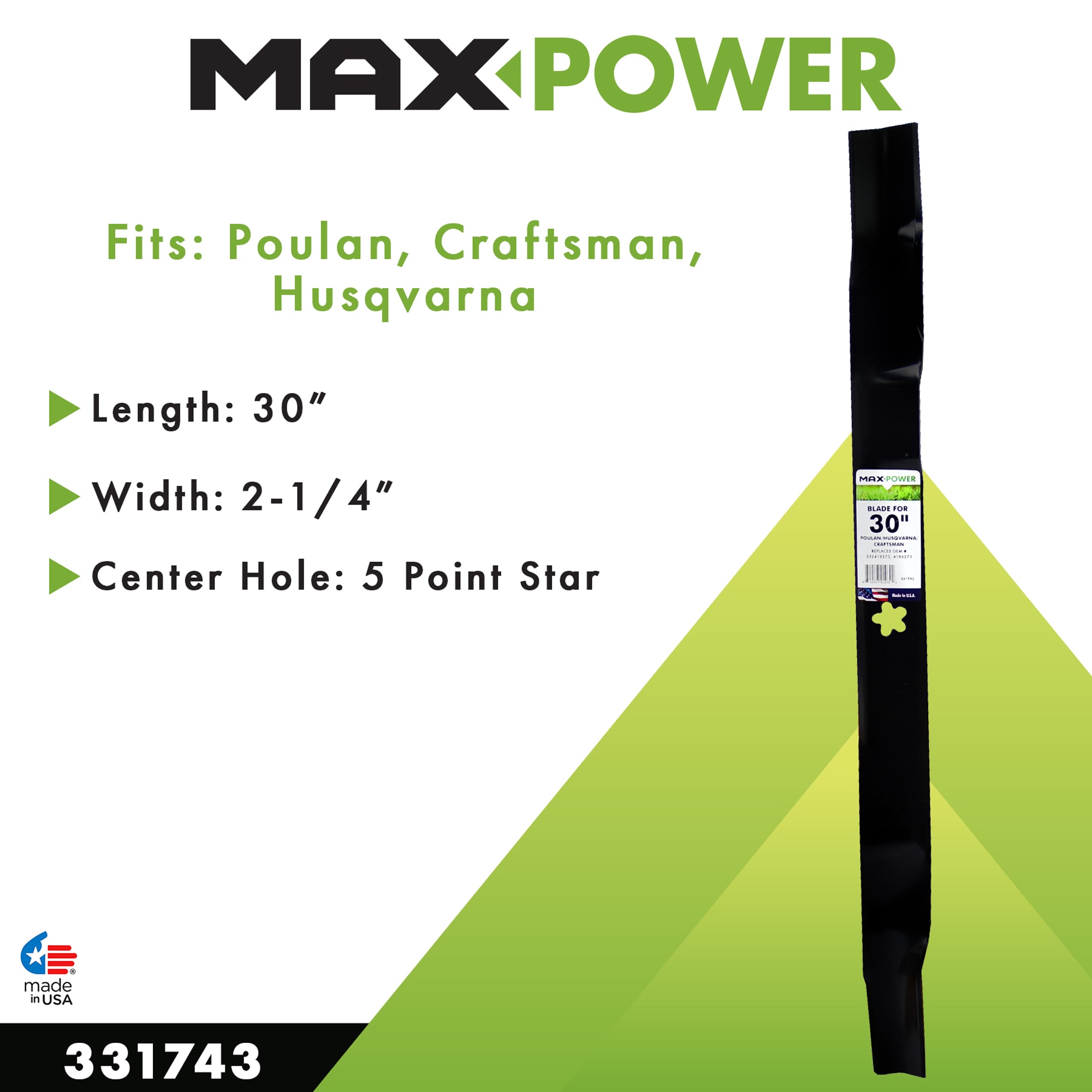 MaxPower 331743 Ope-Mower-Blades - View #6