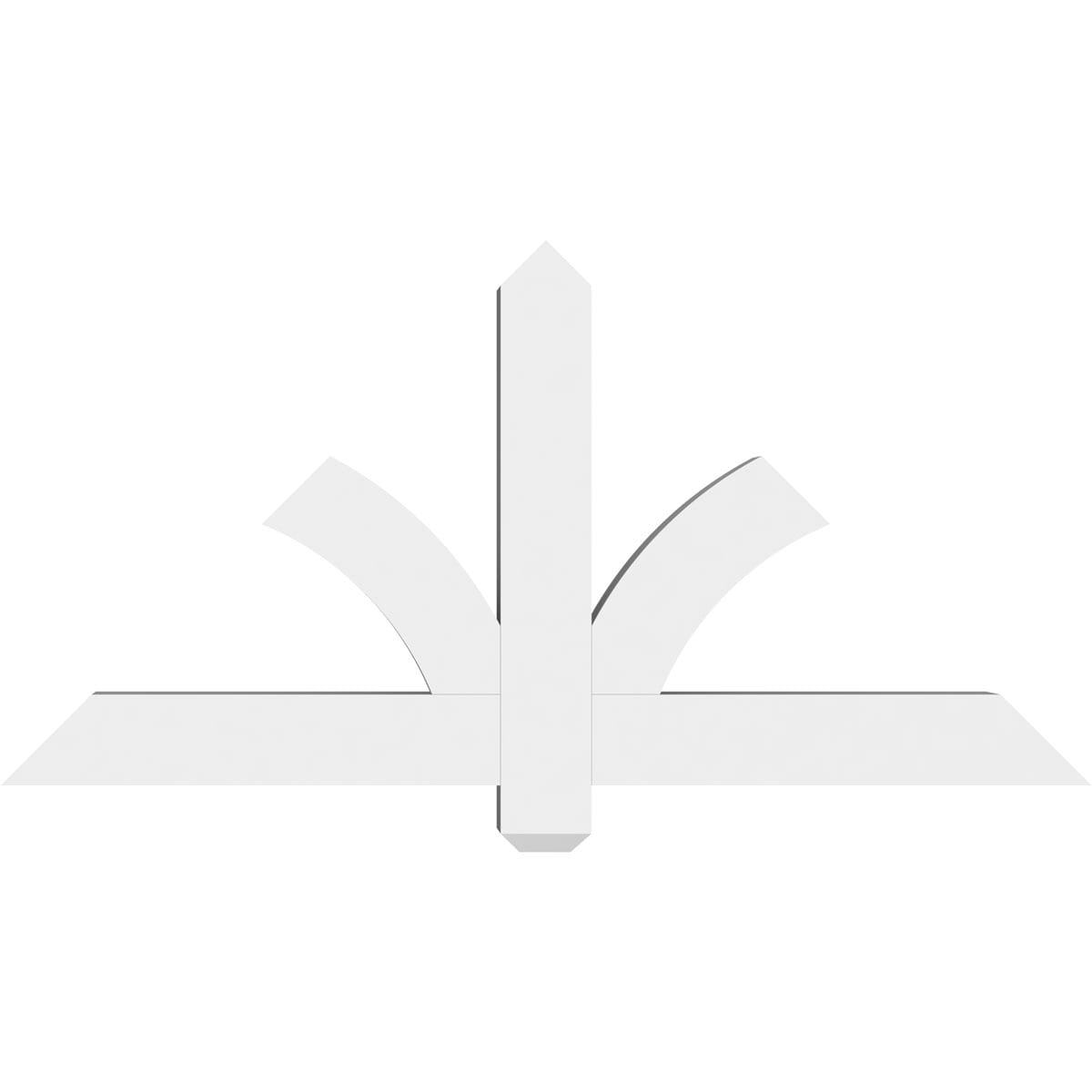 Ekena Millwork GBP048X24X0404RED00 Exterior-Brackets-Braces - View #2