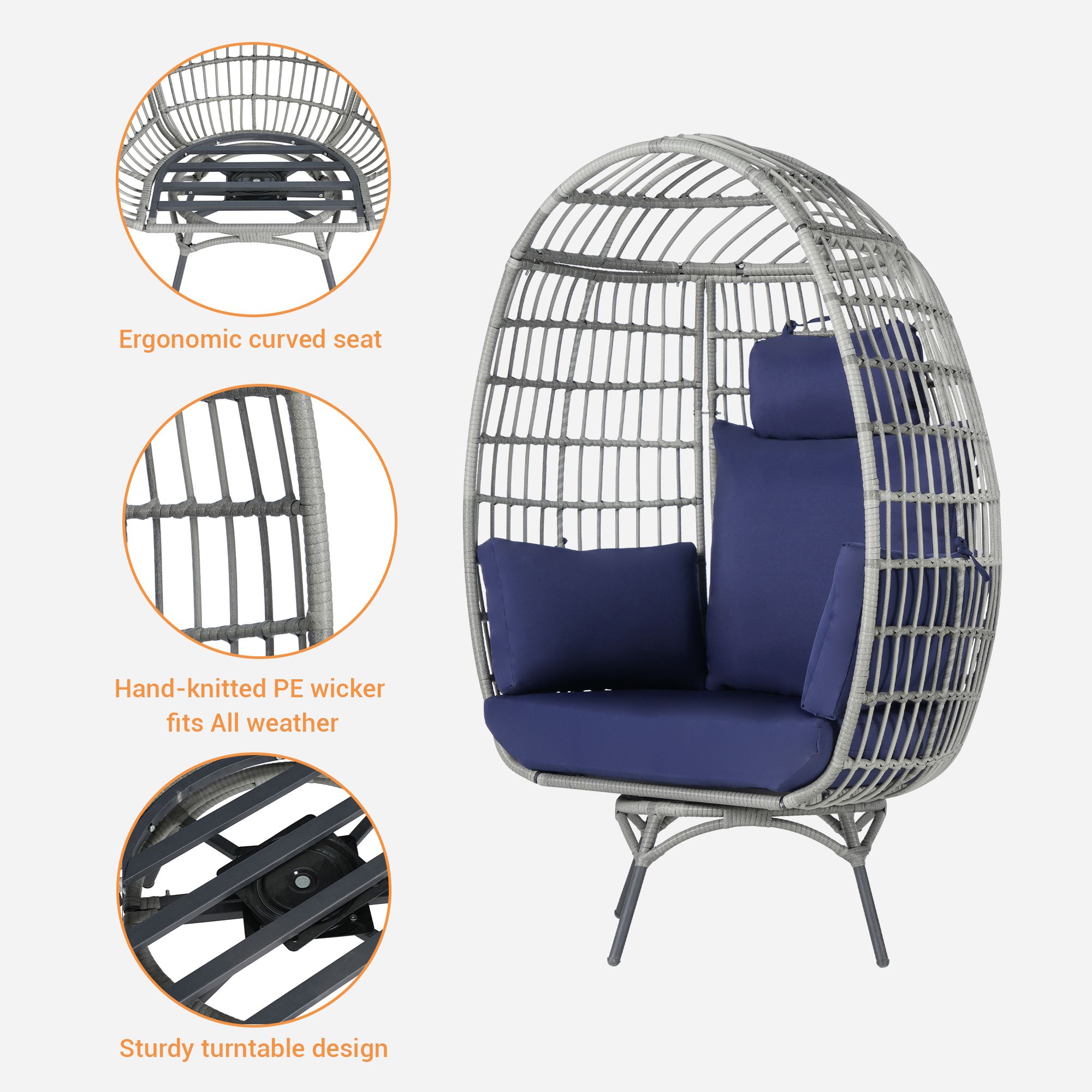 SANSTAR L-RJDC65NY Patio-Chairs - View #4