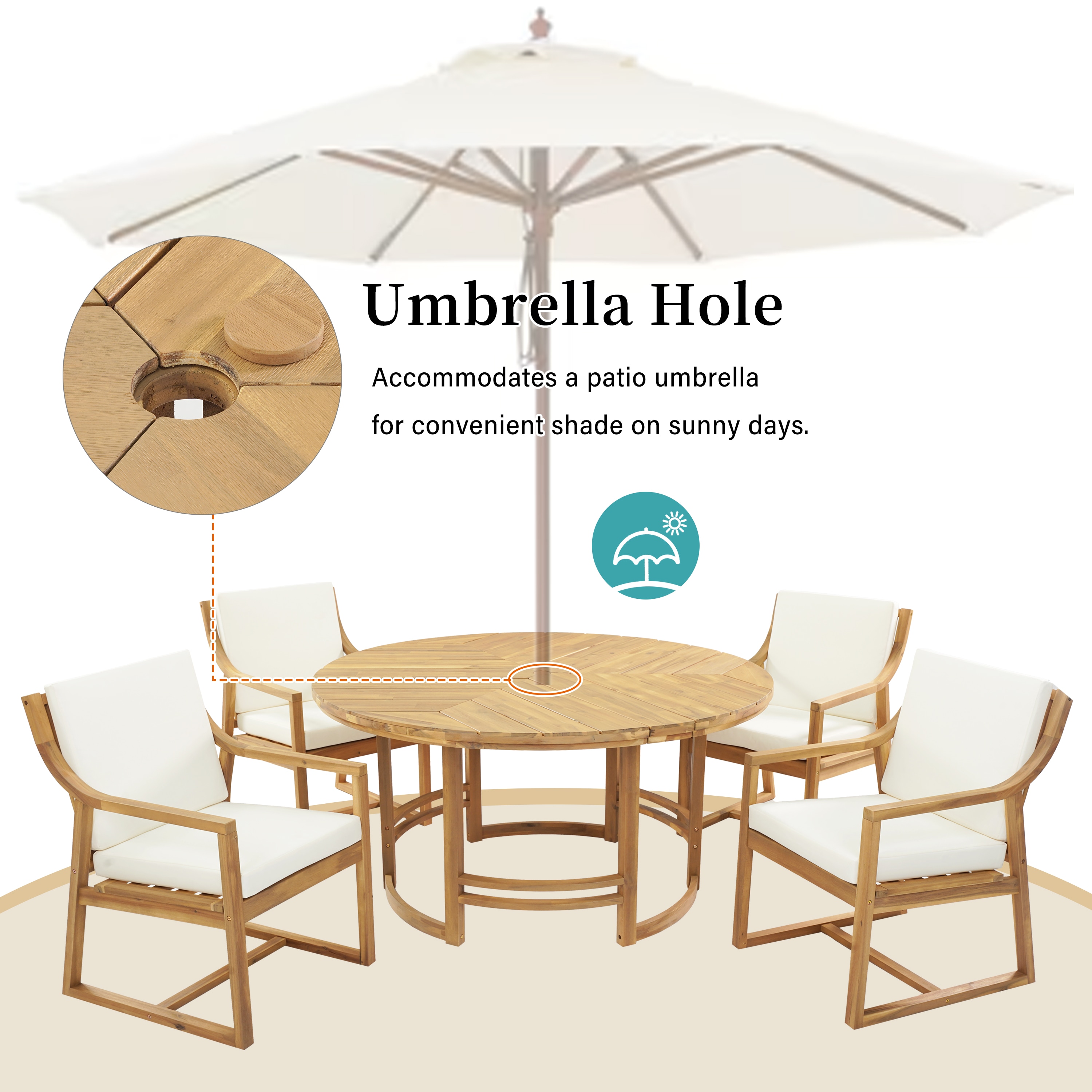 Mondawe MO-TB-32963 Patio-Dining-Sets - View #5