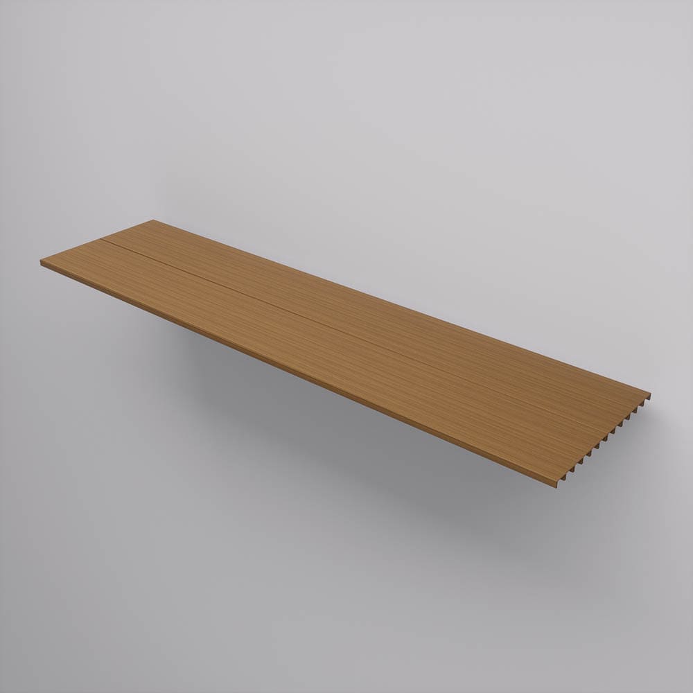 Modern Shelving ALUMWAL-1248-BW Wall-Mounted-Shelving - View #3