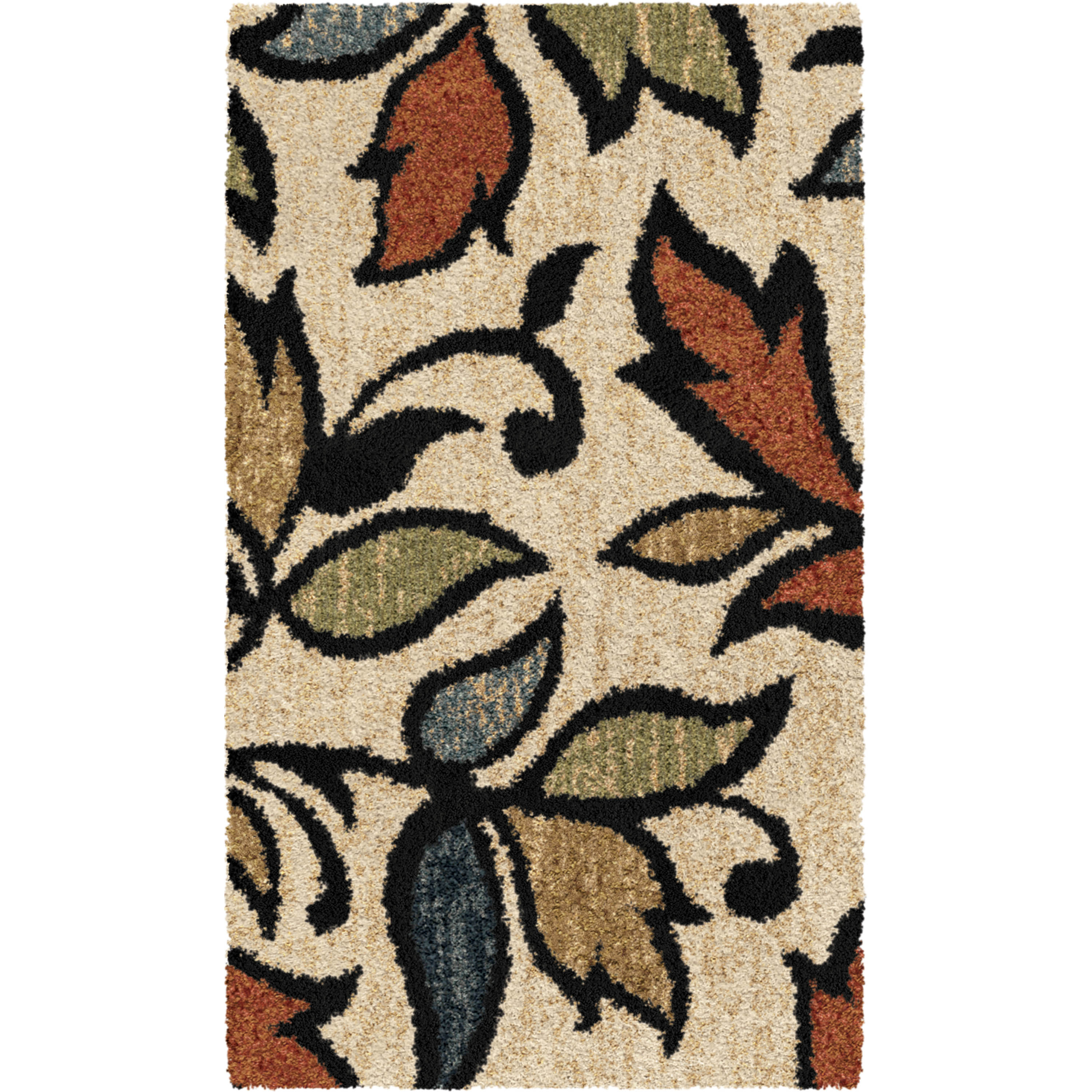 allen + roth 3 x 4 Indoor Floral/Botanical Machine Washable Throw Rug in  the Rugs department at