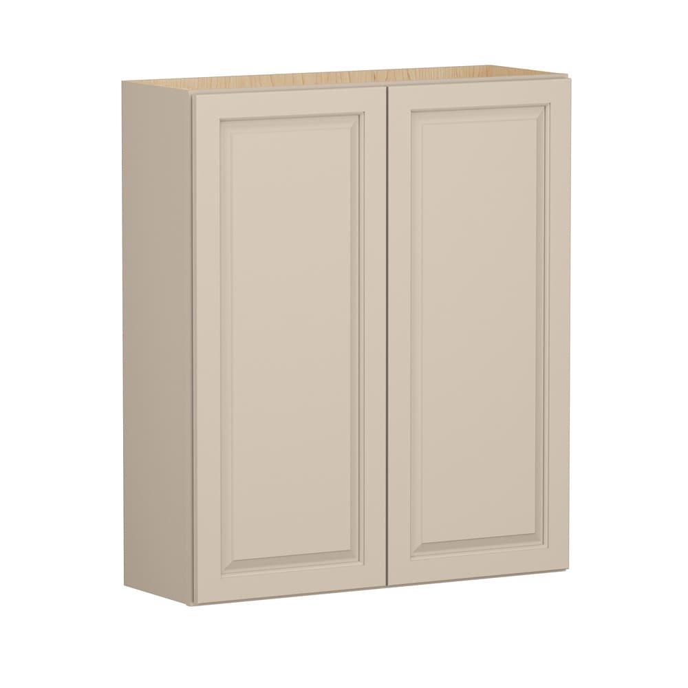 Shenandoah Stemson 36-in W x 42-in H x 12-in D Oat Painted Wall Fully Assembled Cabinet Raised Panel Raised panel