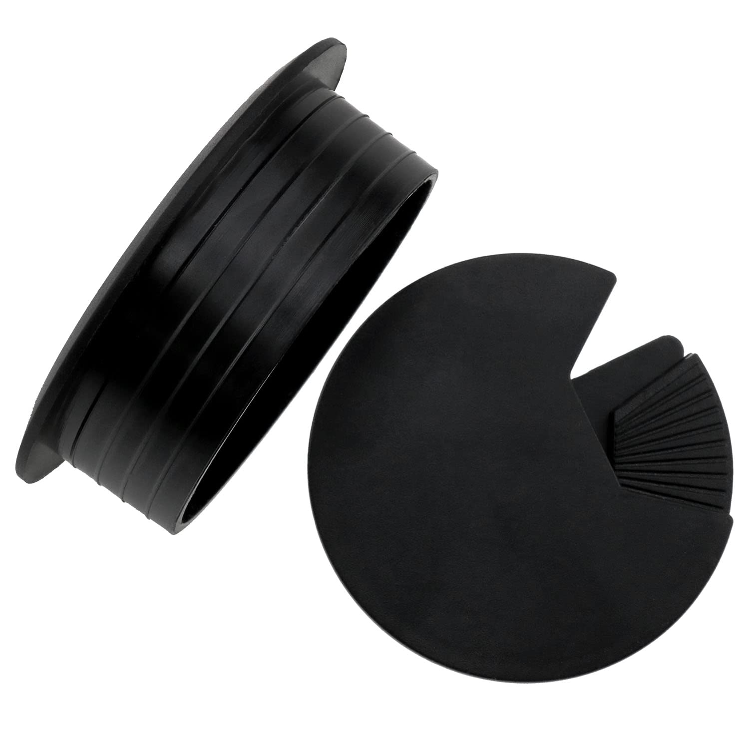 Anqtovp 2-3/8 Inch Table Wire Cable Ring Hole Cover for Office PC Desk ...