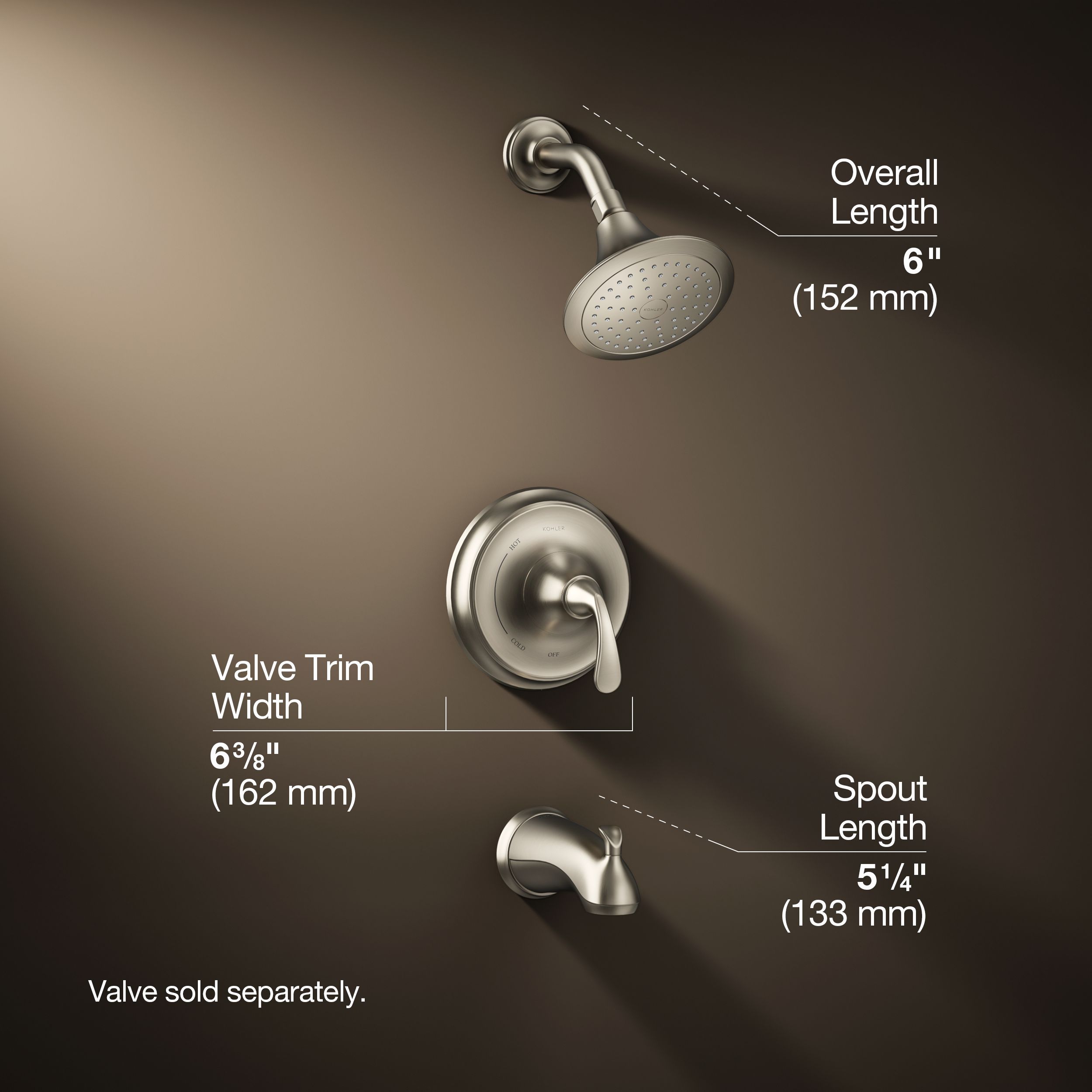 KOHLER TS10274-4-BN Tub-Shower-Faucets - View #3