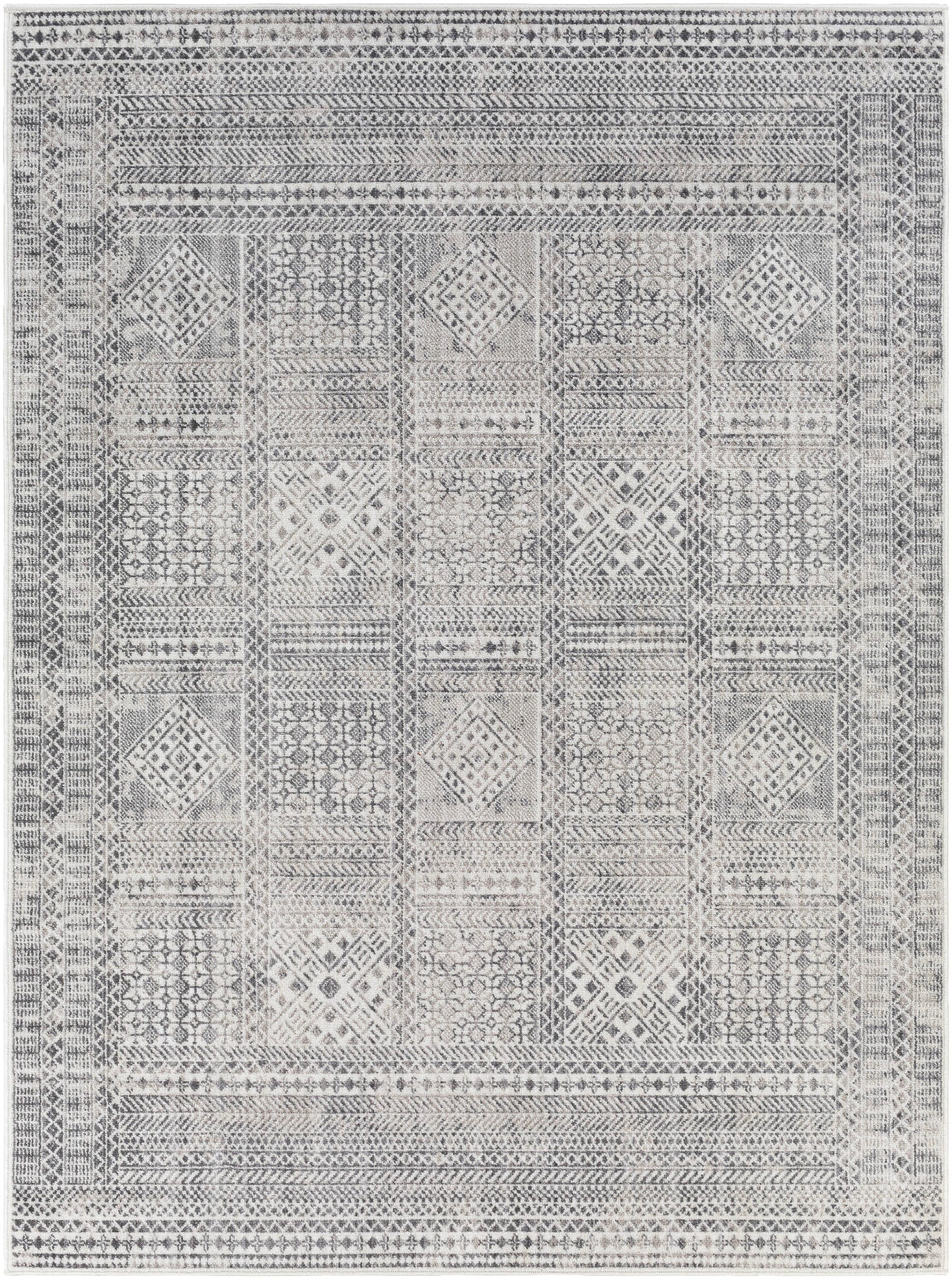 Artistic Weavers ALC2307-537 Alice 5 X 7 (ft) Gray Indoor Distressed/Overdyed Global Area Rug