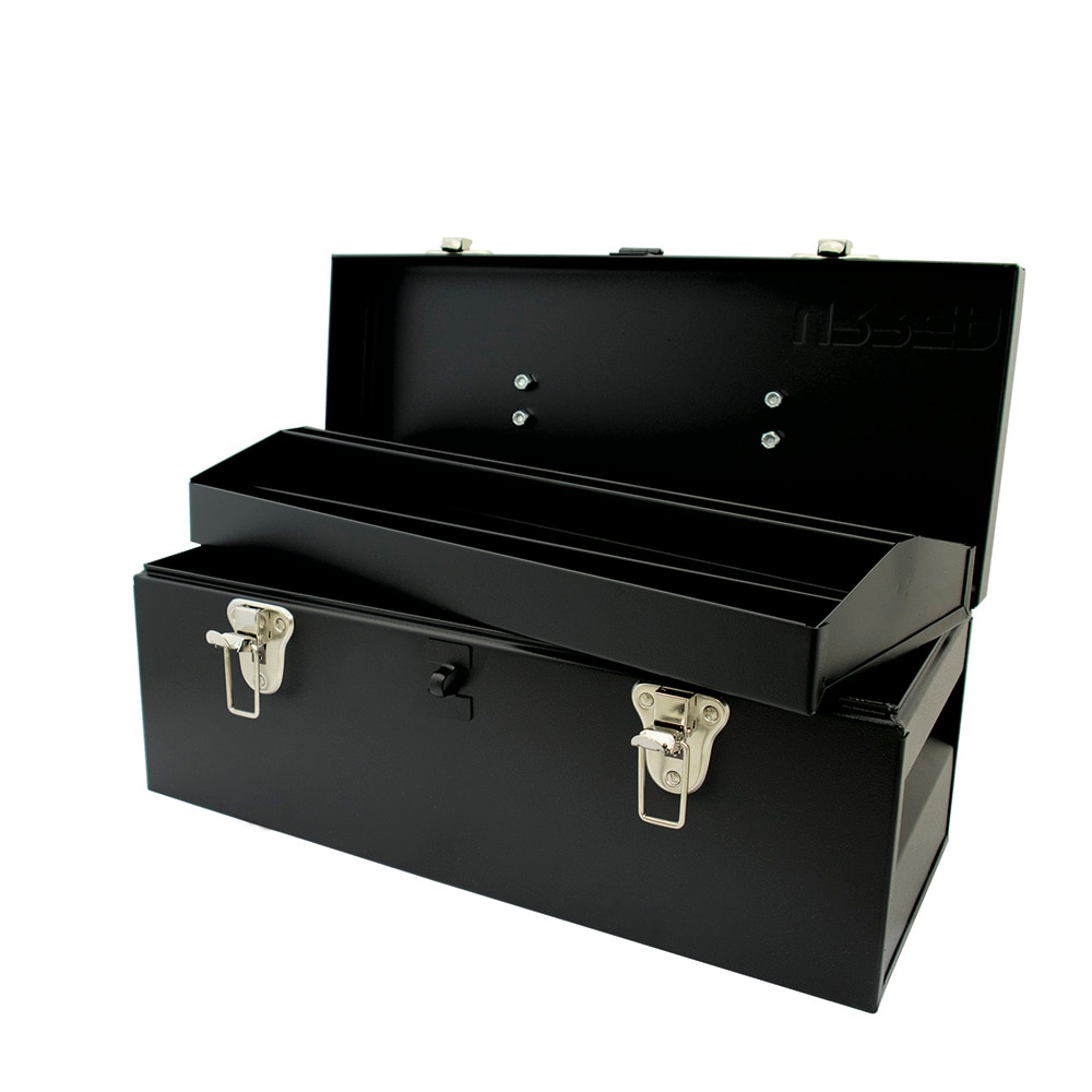 URREA 19.29-in Black Steel Lockable Tool Box in the Portable Tool
