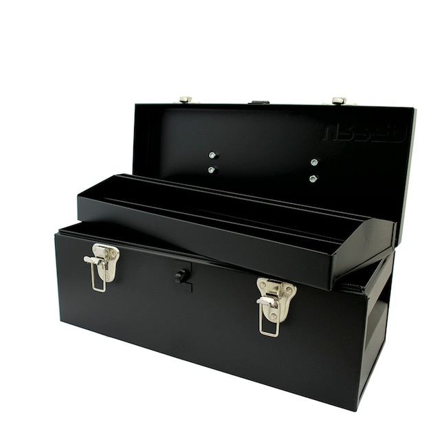URREA 19.29-in Black Steel Lockable Tool Box