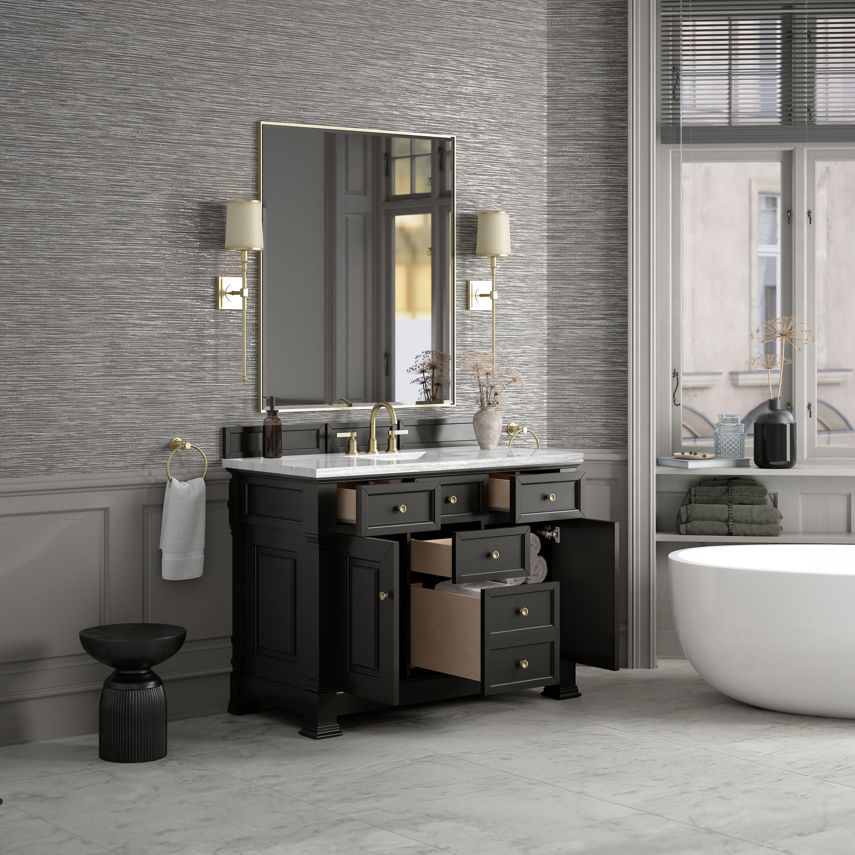 James Martin Vanities 547-V48-BKO-3AF Bath-Vanity-Combo - View #5