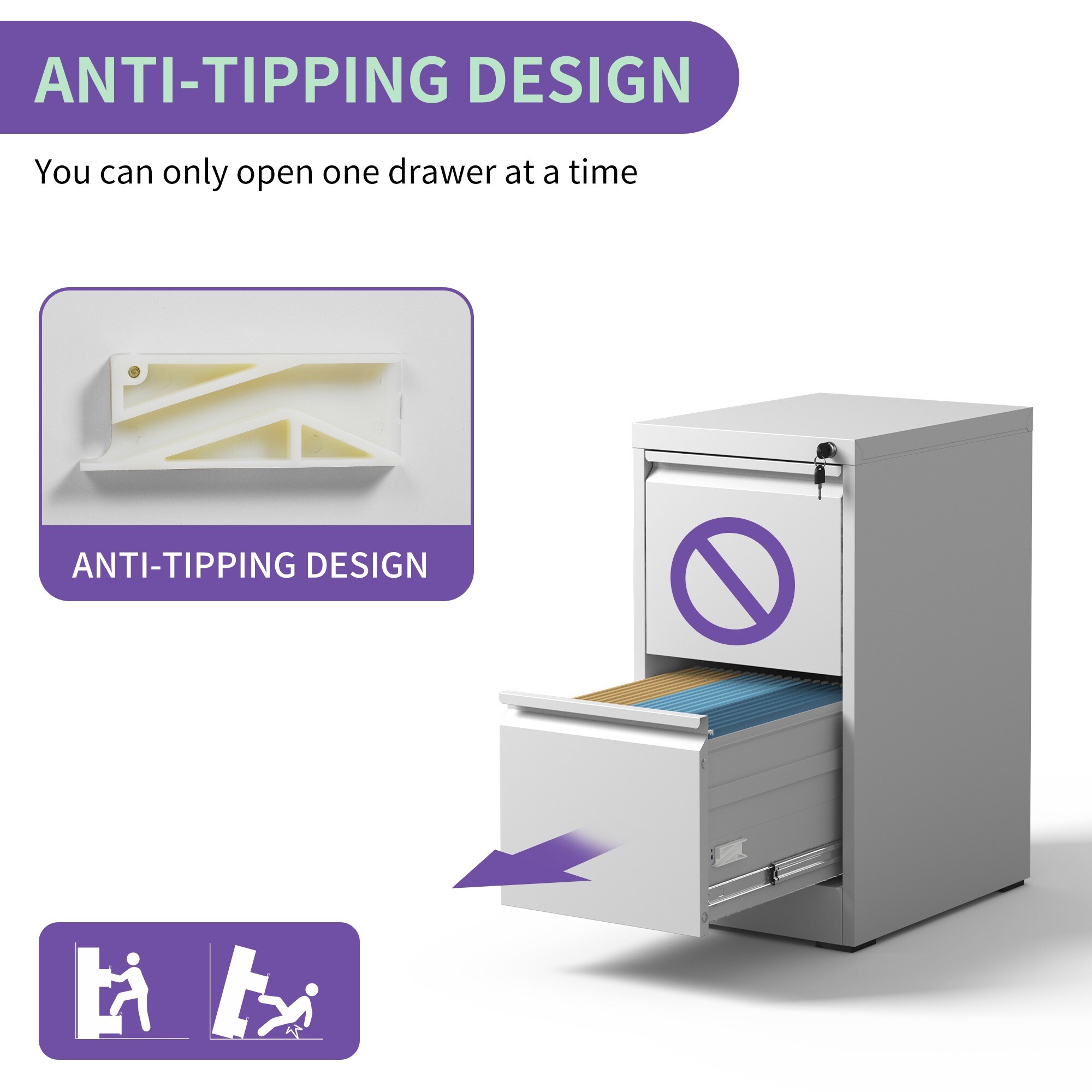 HyperDrop Cart W-T2398P154416 Filing-Cabinets - View #5