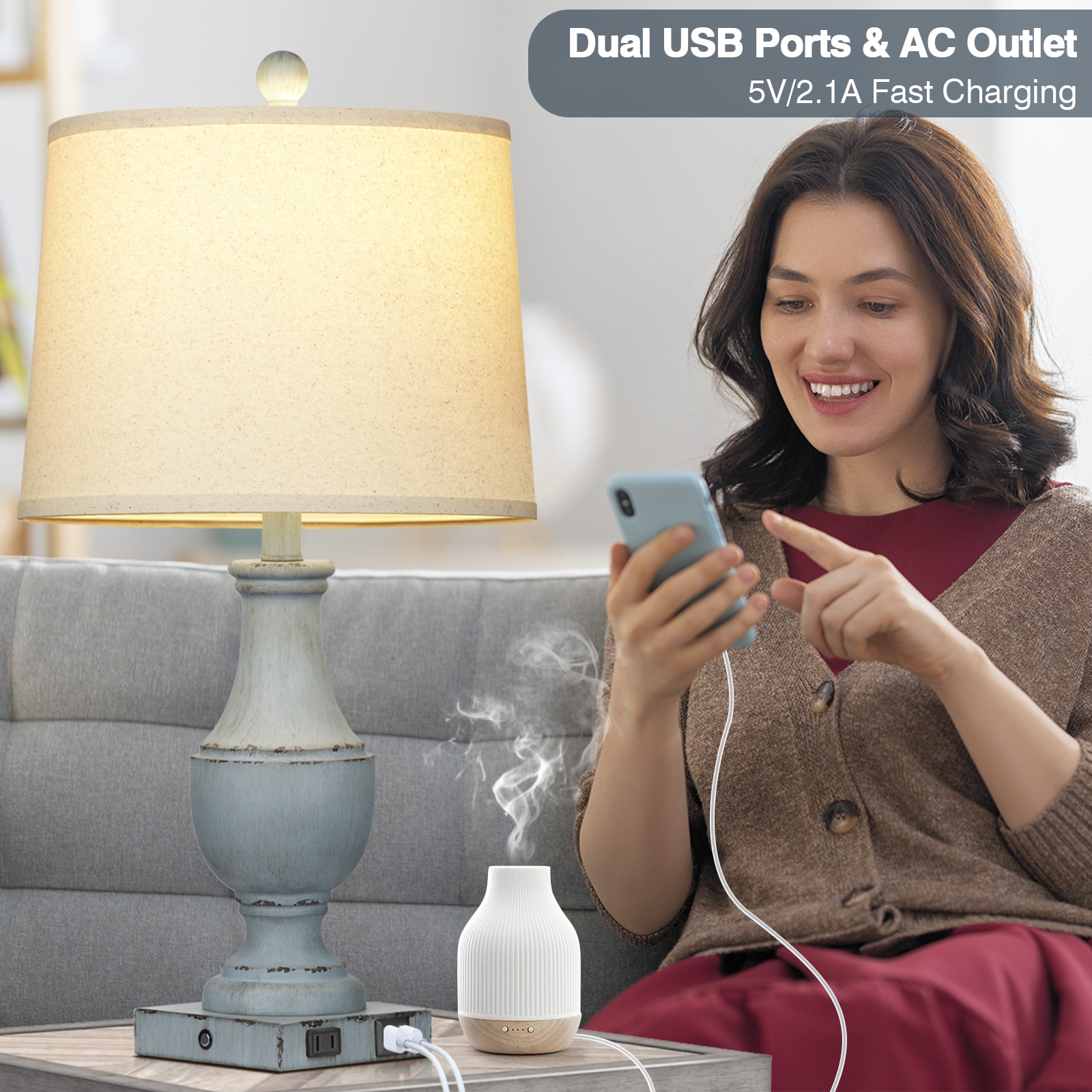 UrFurnishings TD-274 Table-Lamps - View #9