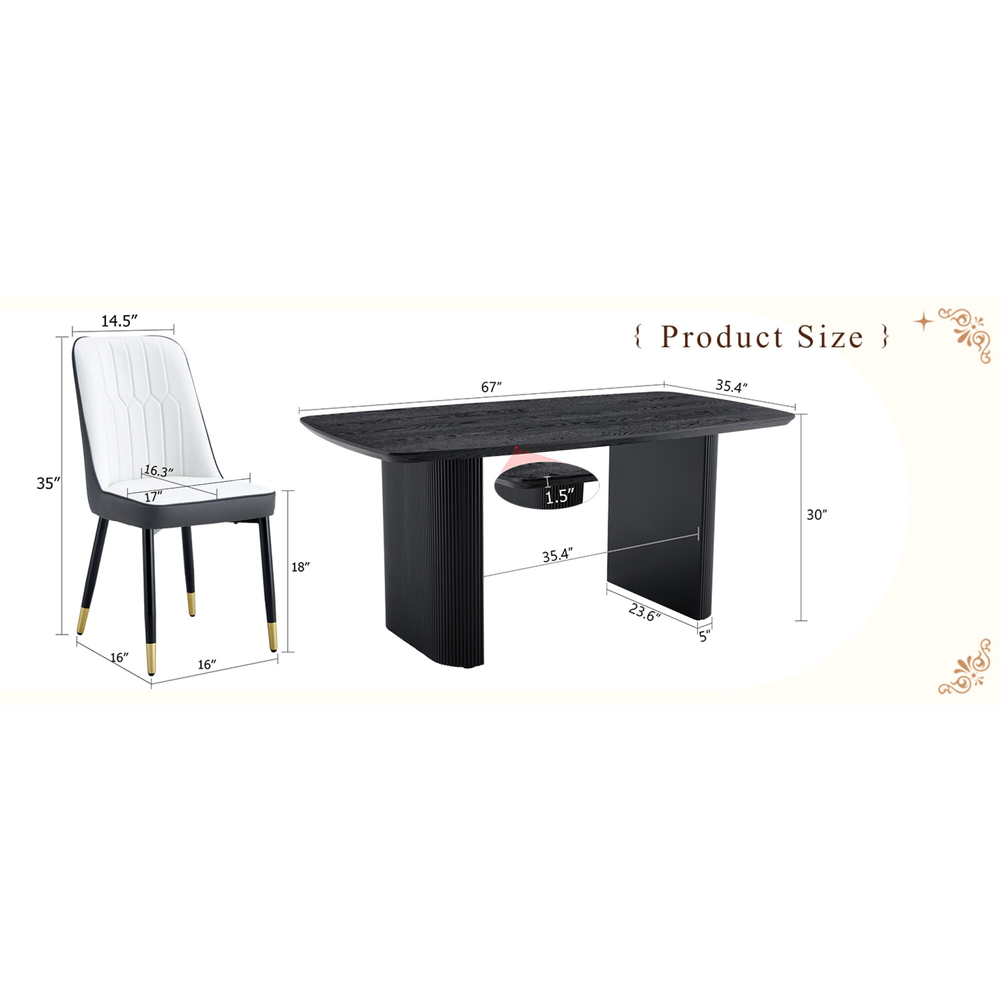 Roomfitters RF-W1151S04177 Dining-Sets - View #4