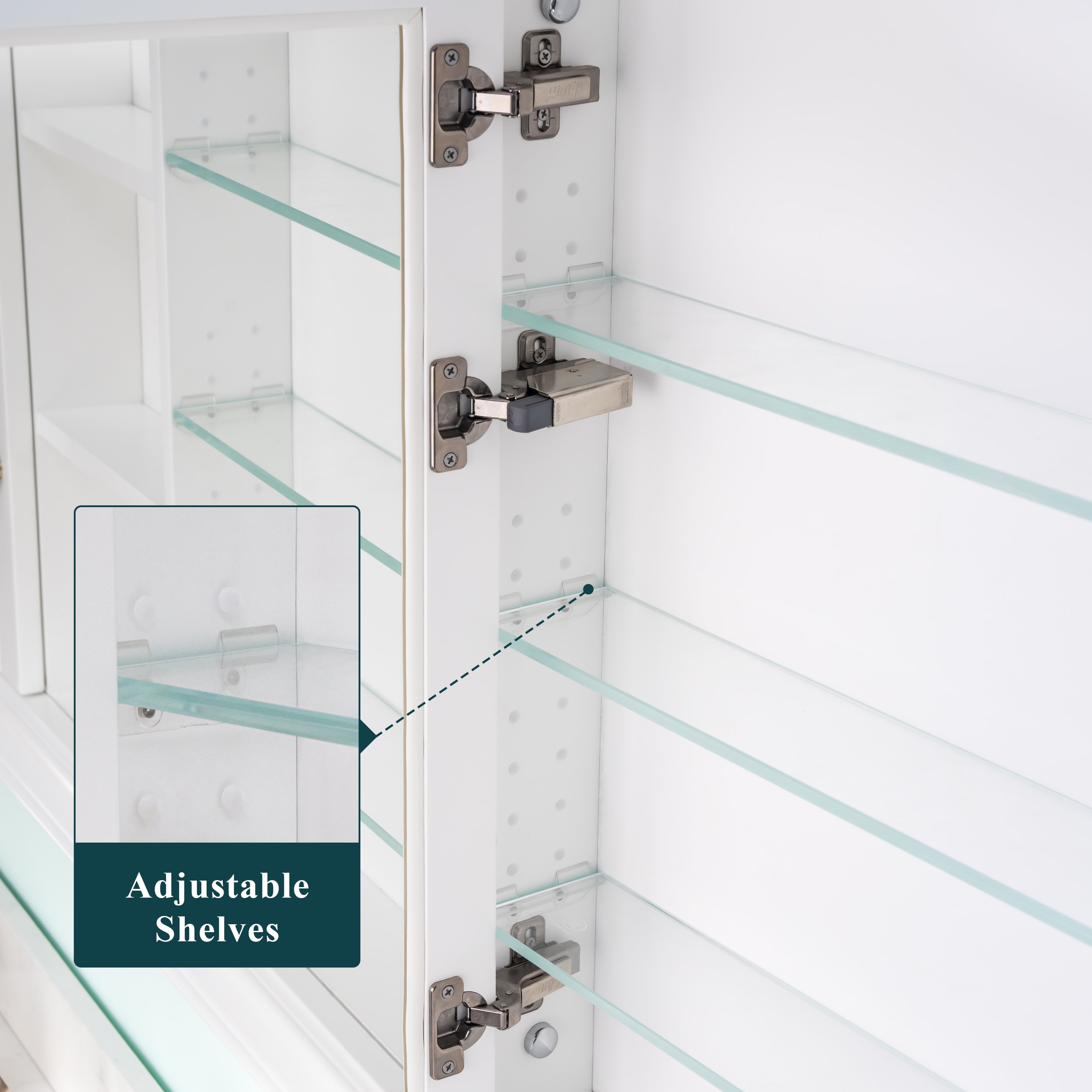 WELLFOR BCB2024GMG -LS Bathroom-Medicine-Cabinets - View #8