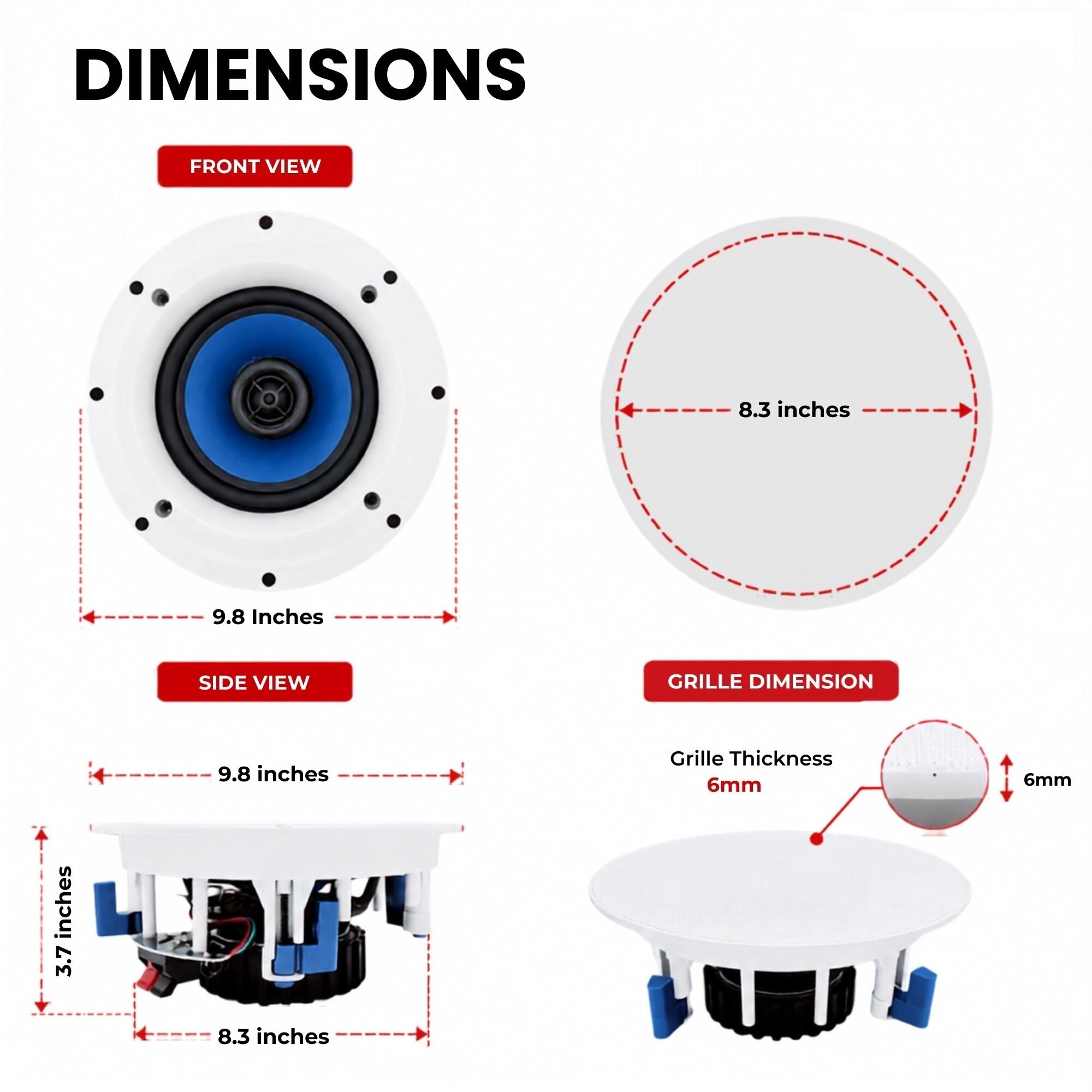 Wudkey ZXR2633 Portable-Speakers - View #2