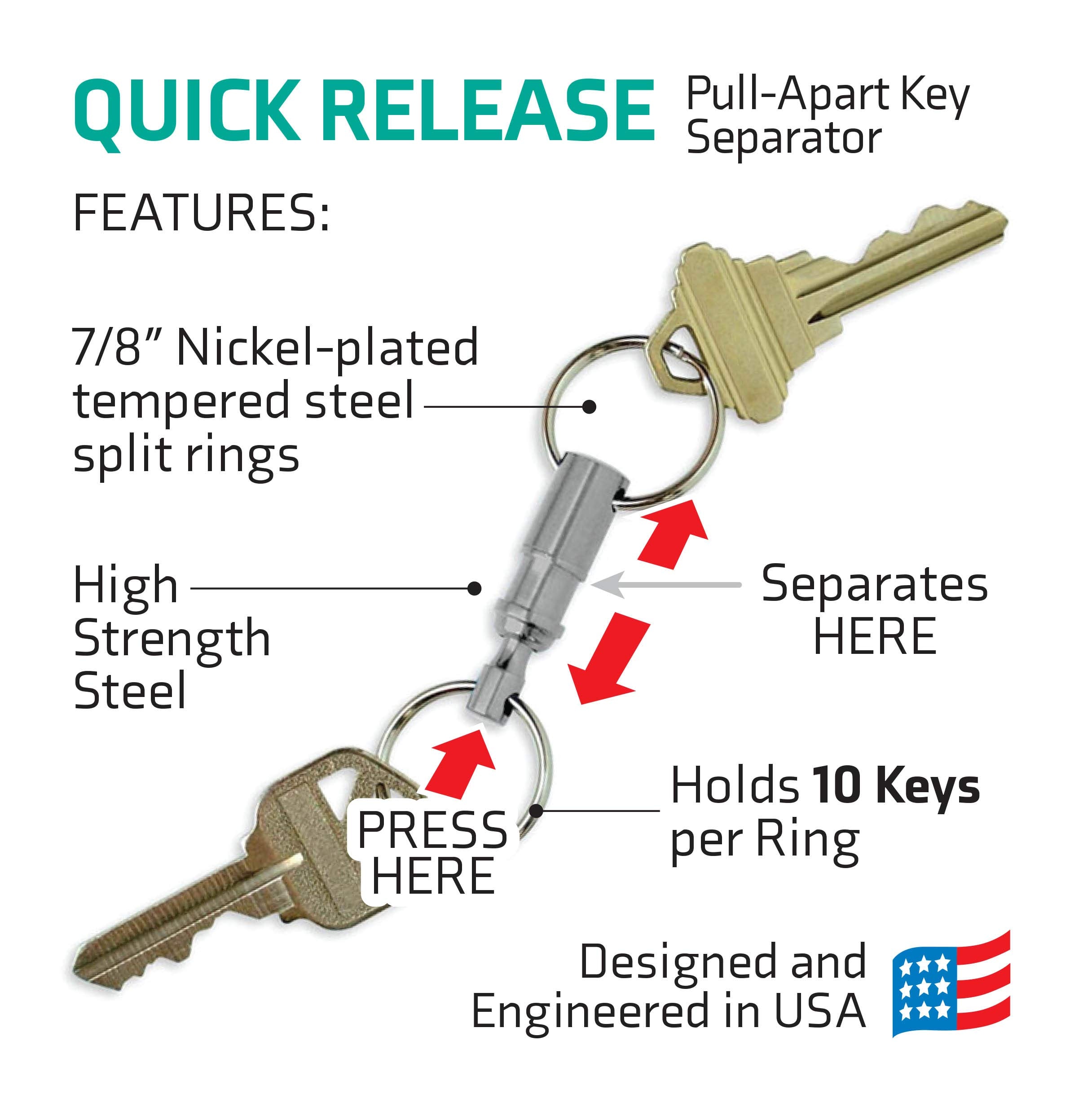 Lucky Line 5009042 Key-Accessories - View #3