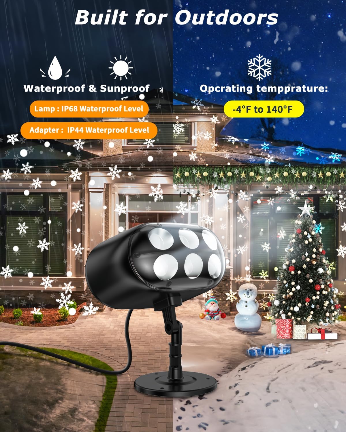 Etokfoks LET1125L17 Christmas-Light-Show-Projectors - View #3