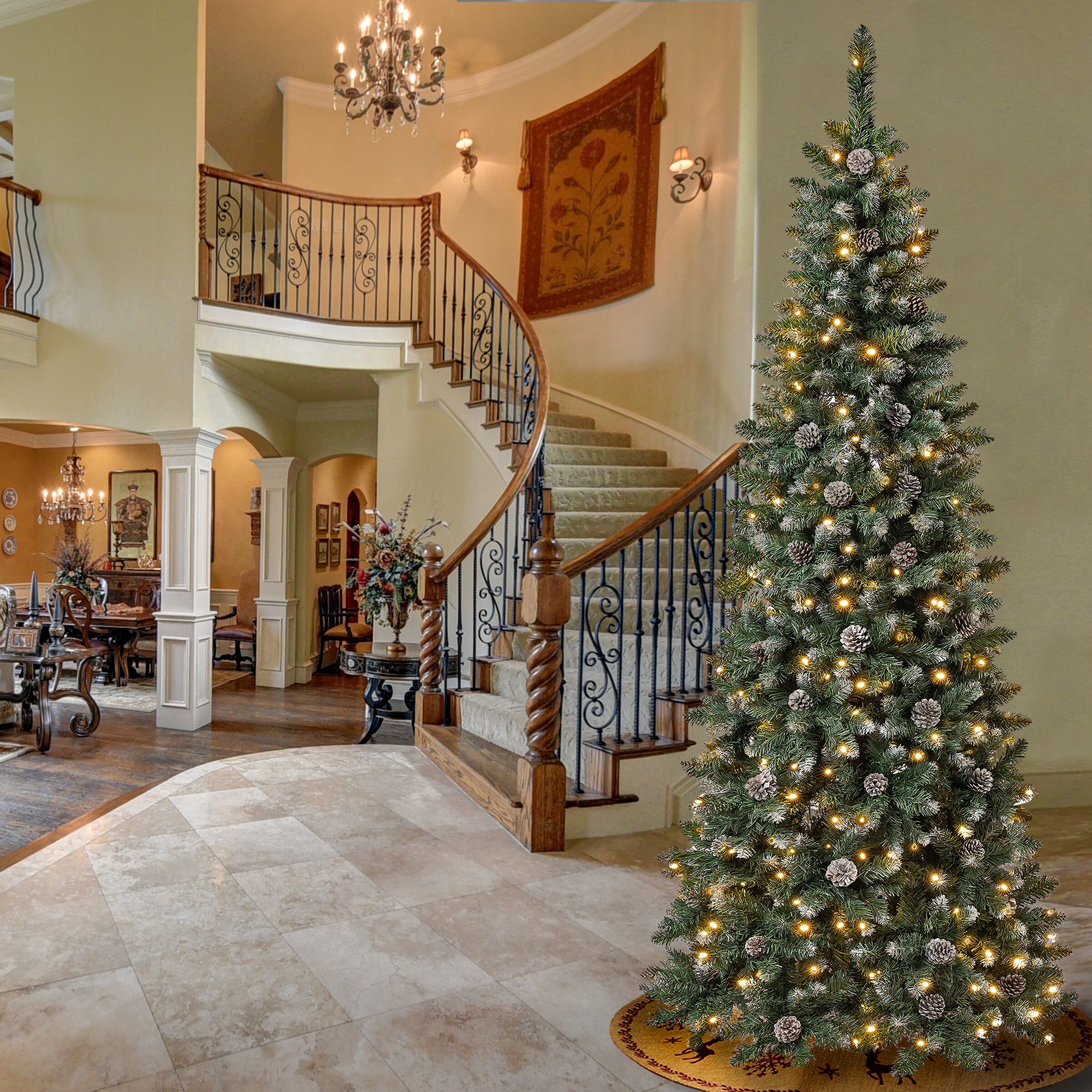 National Tree Company OAK8-304L-75 Artificial-Christmas-Trees - View #4